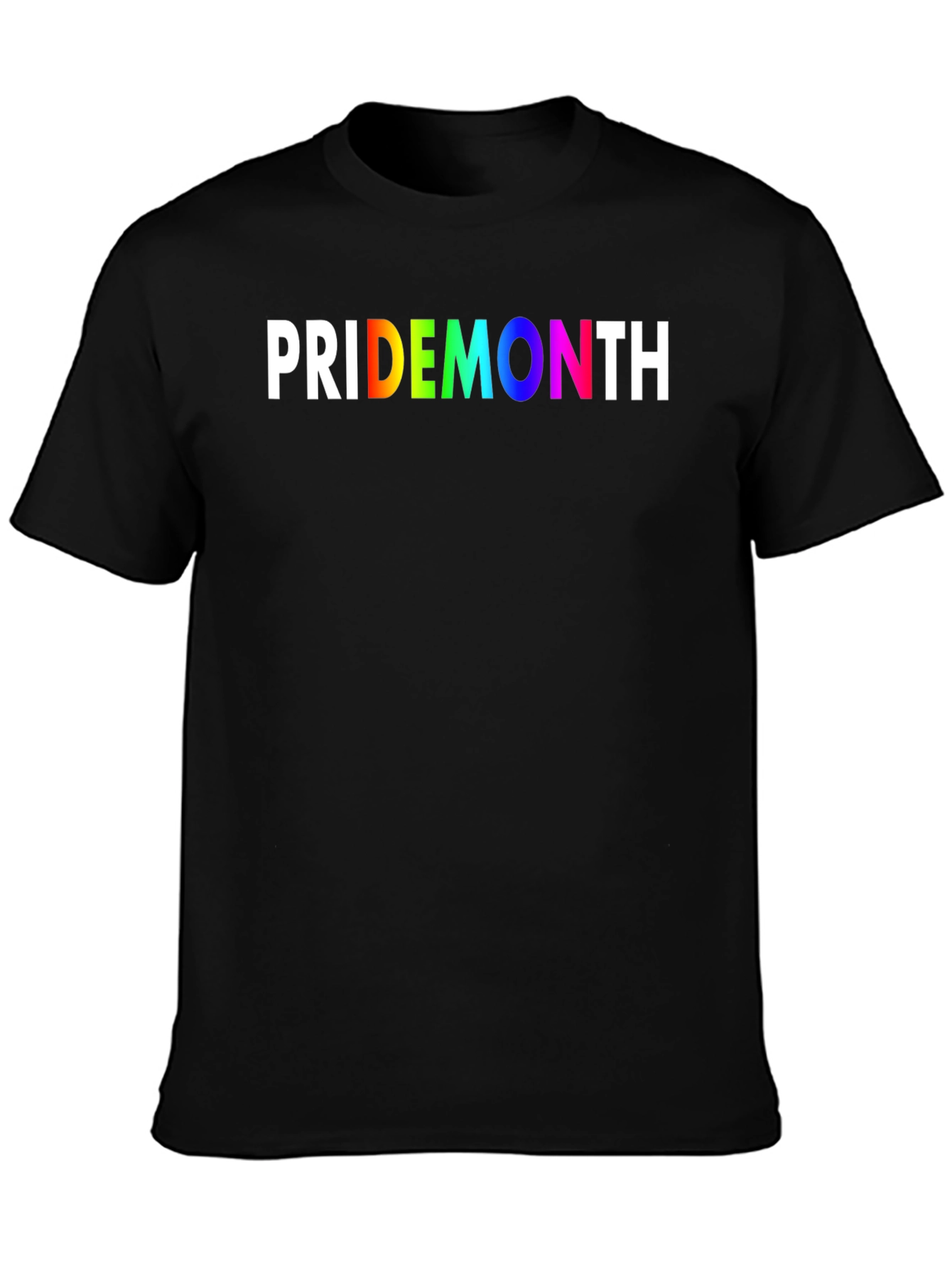 Pride Month T-Shirt - Rainbow Text