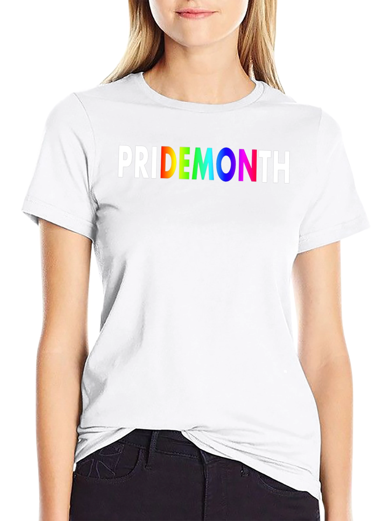 Pride Month T-Shirt - Rainbow Text