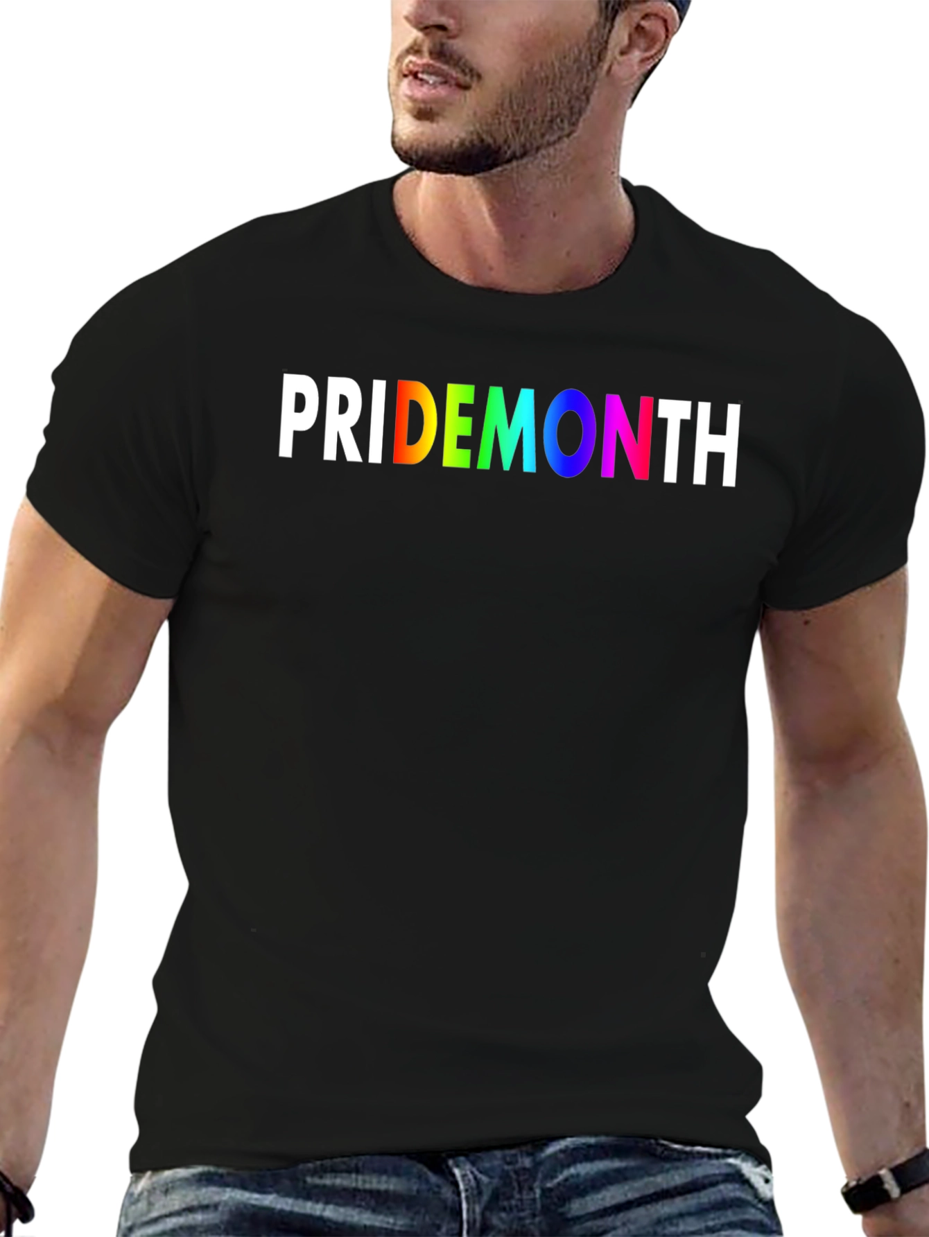 Pride Month T-Shirt - Rainbow Text