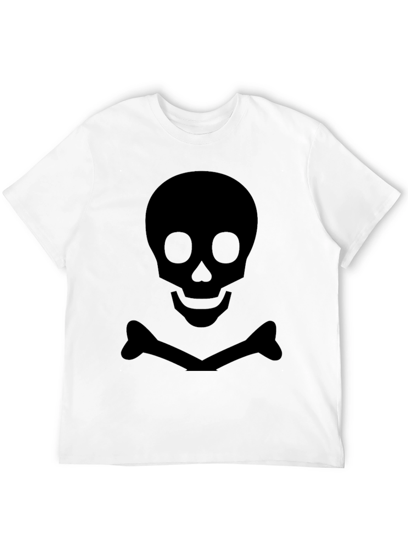 Skull & Crossbones Graphic Tee - Black