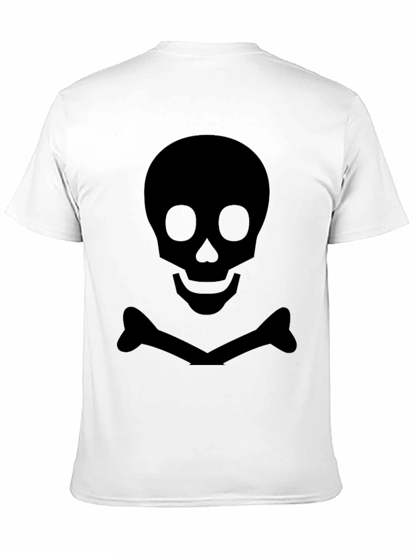 Skull & Crossbones Graphic Tee - Black