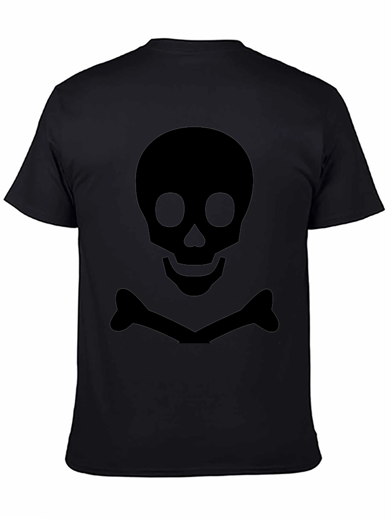 Skull & Crossbones Graphic Tee - Black