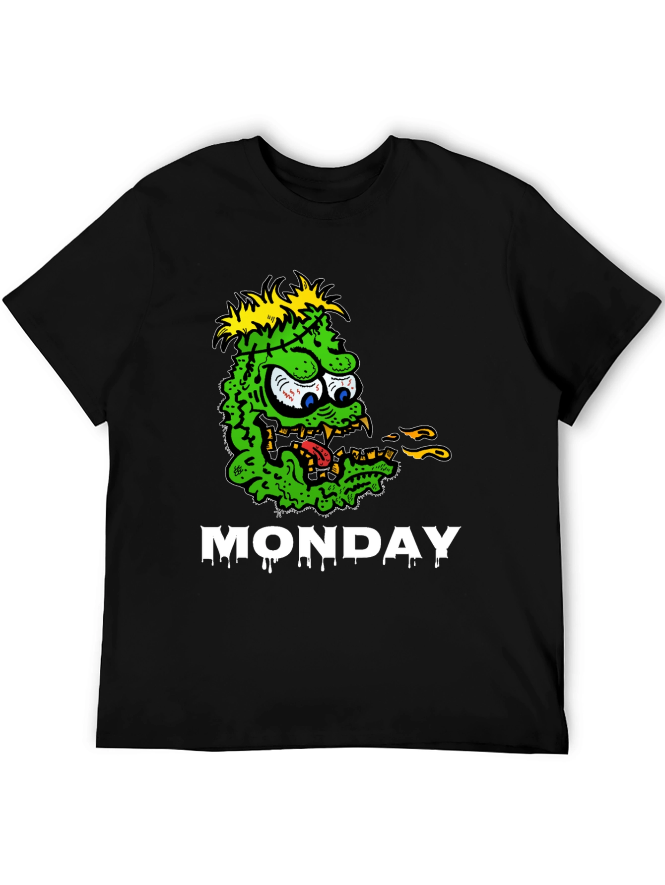 Monster Monday Graphic Tee - Black