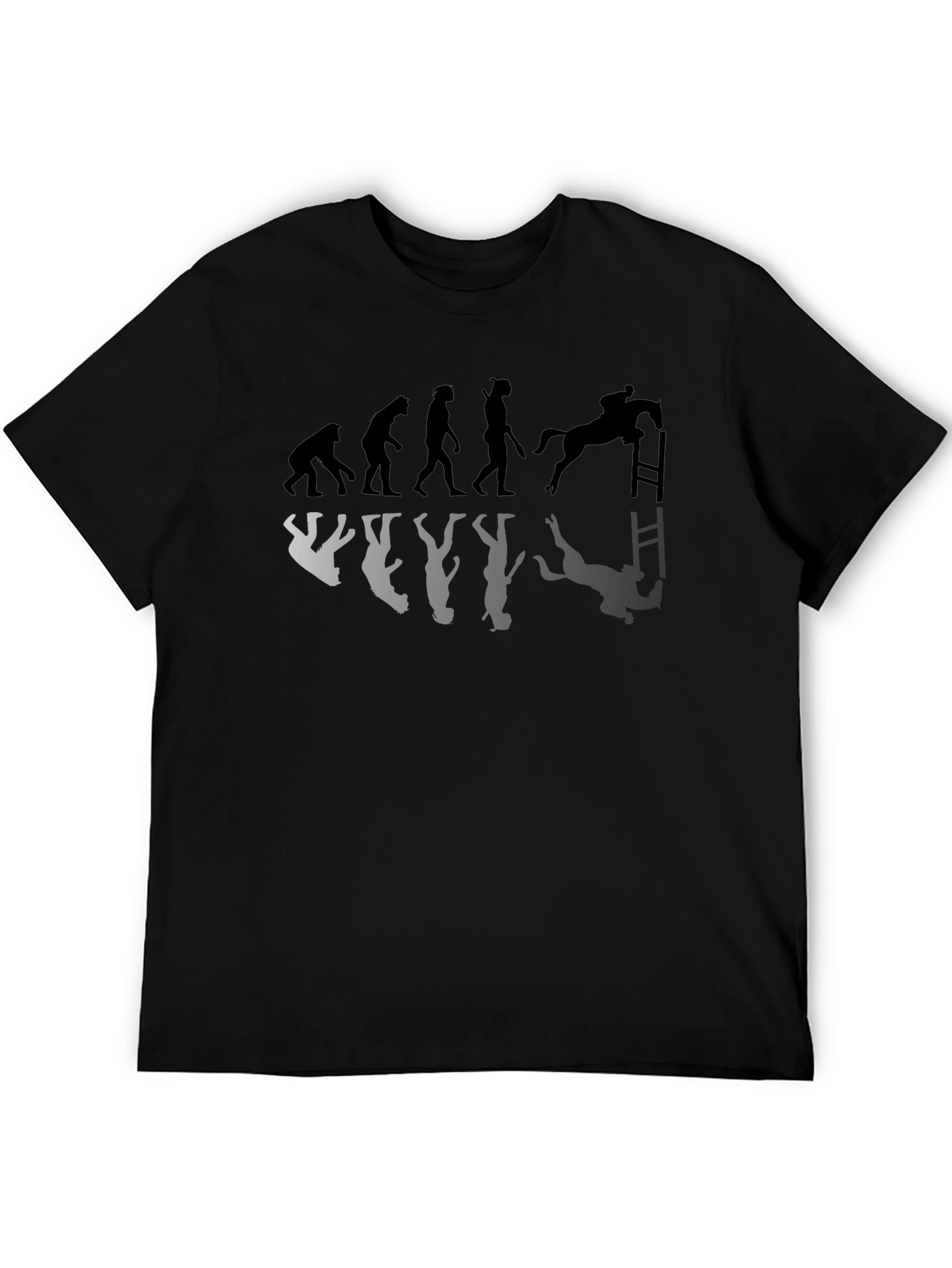 Equestrian Evolution T-Shirt - Horse Riding Humor