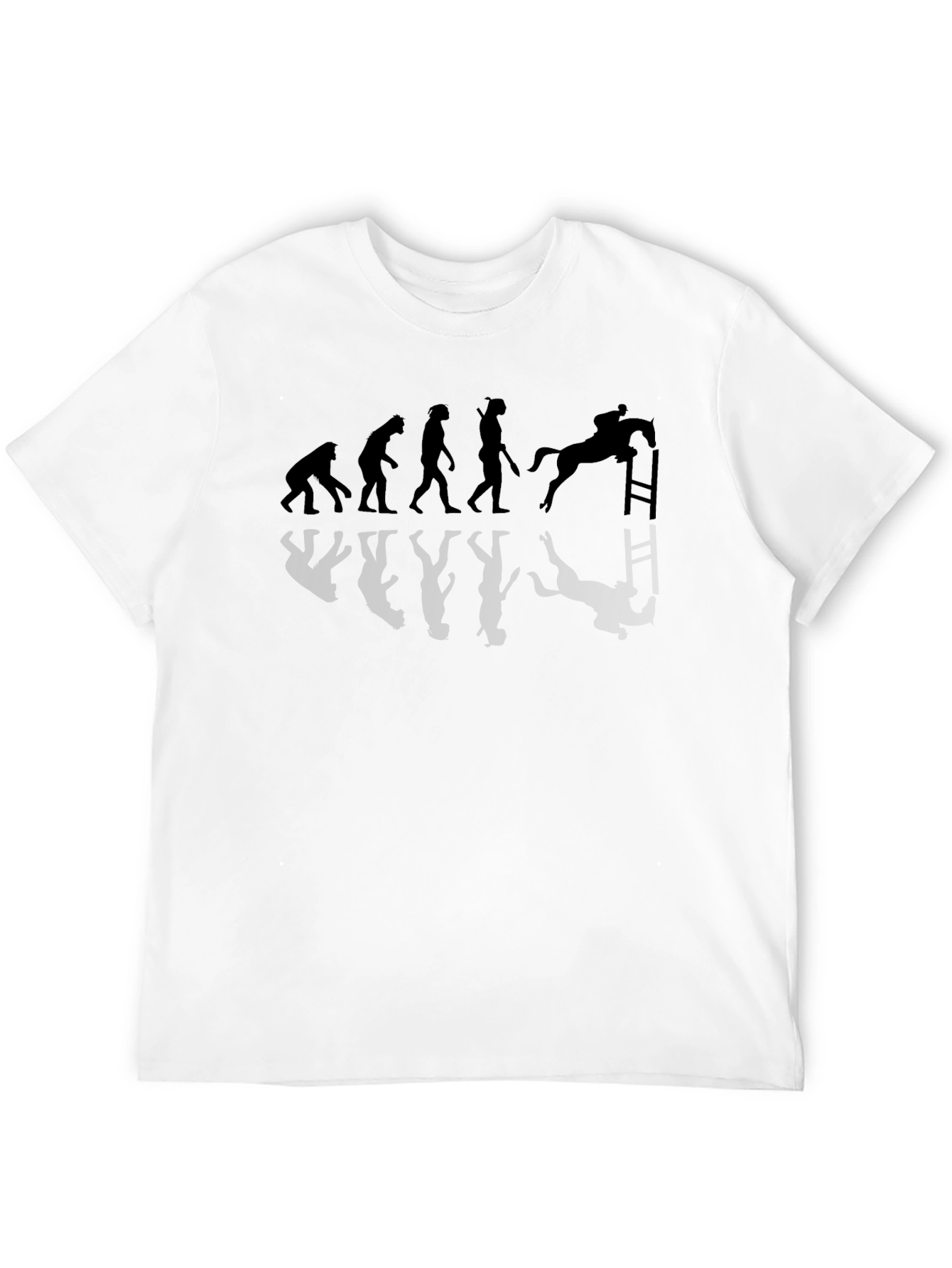 Equestrian Evolution T-Shirt - Horse Riding Humor