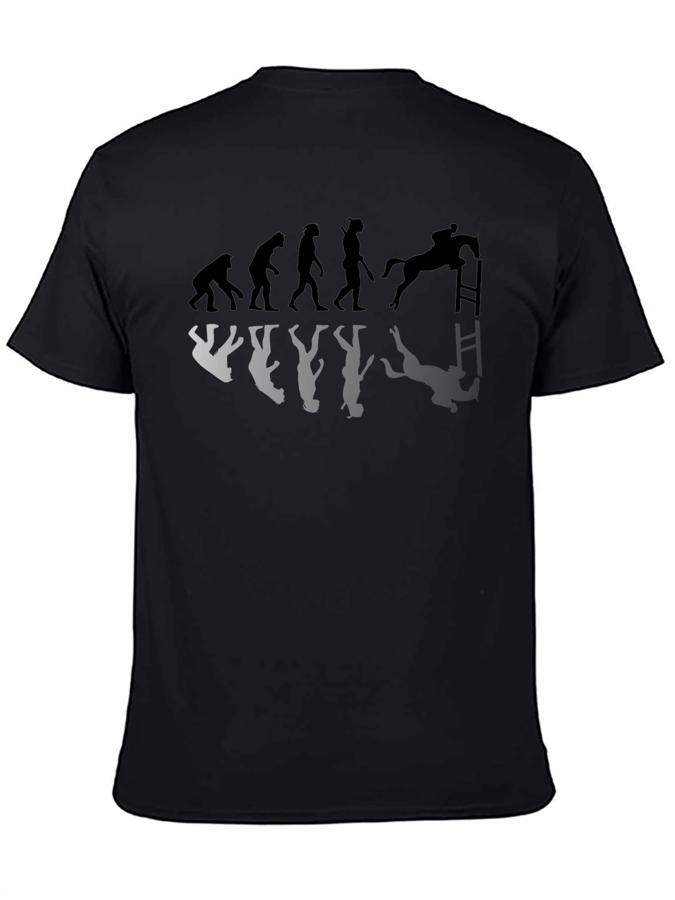 Equestrian Evolution T-Shirt - Horse Riding Humor