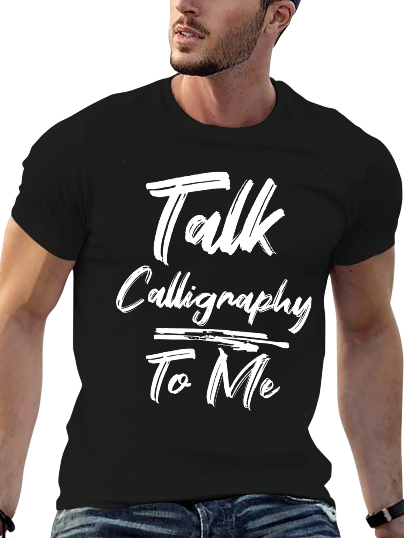 Talk Calligraphy To Me Graphic Tee