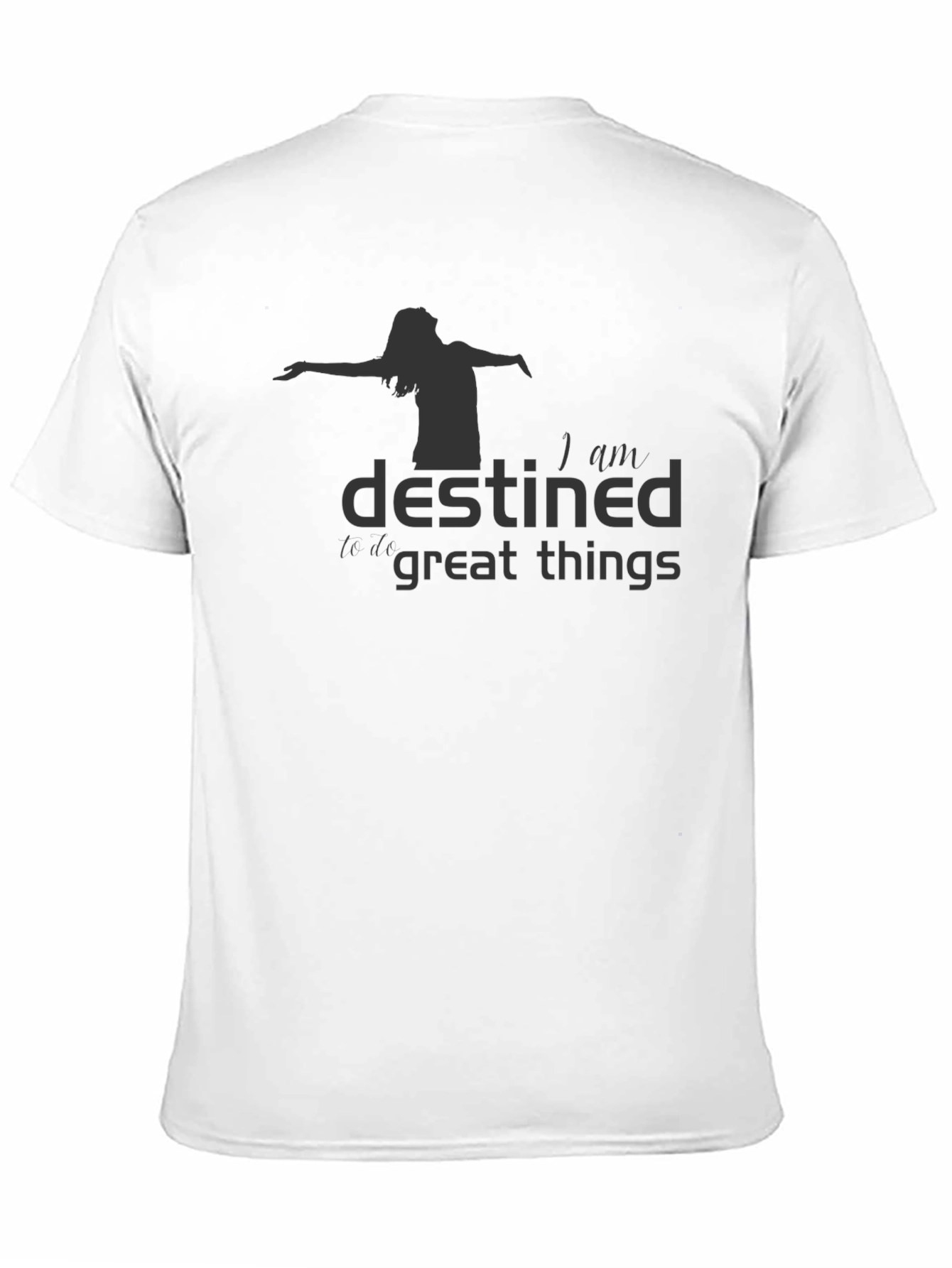 Destined For Great Things Graphic Tee - Black