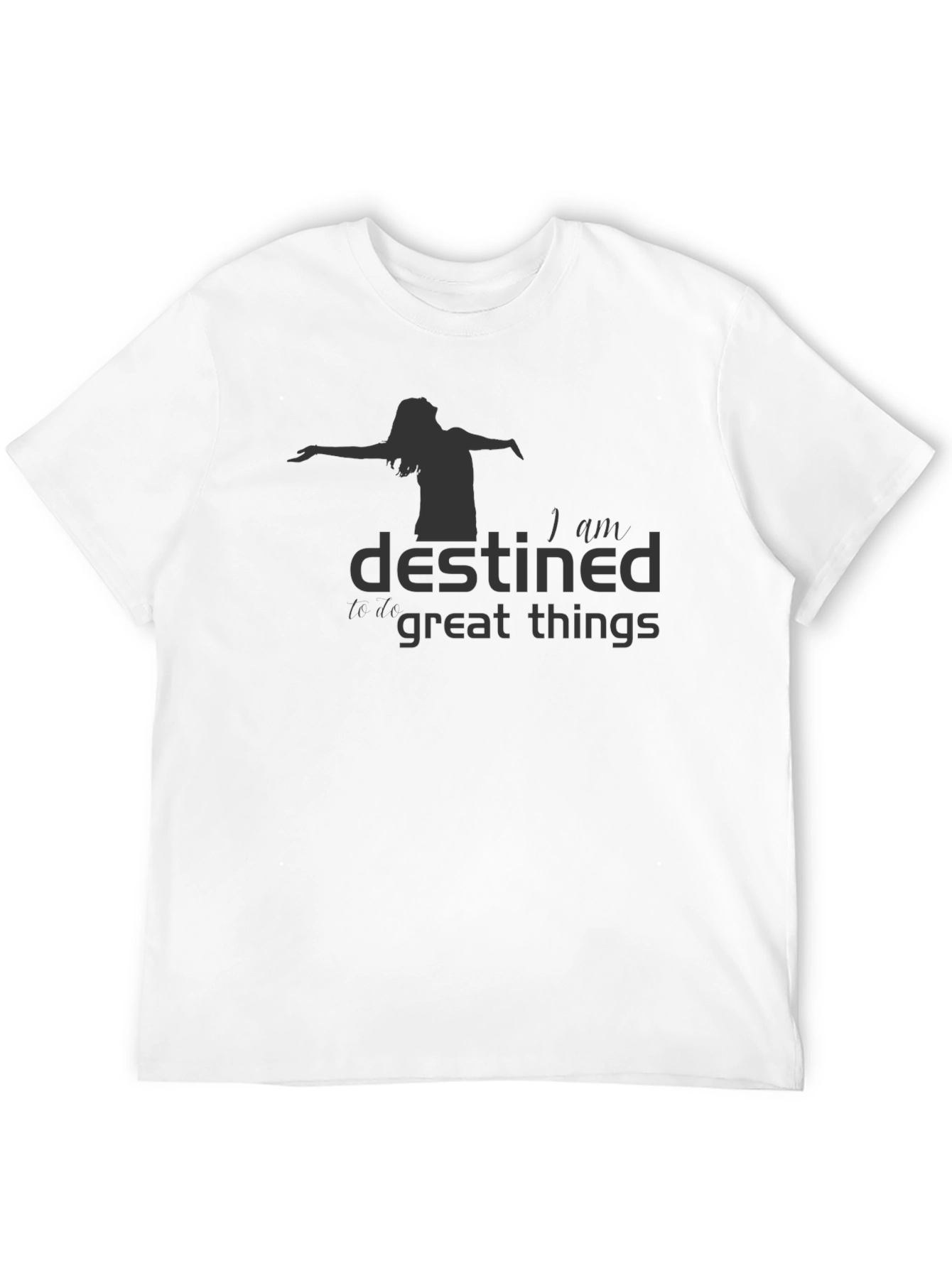Destined For Great Things Graphic Tee - Black