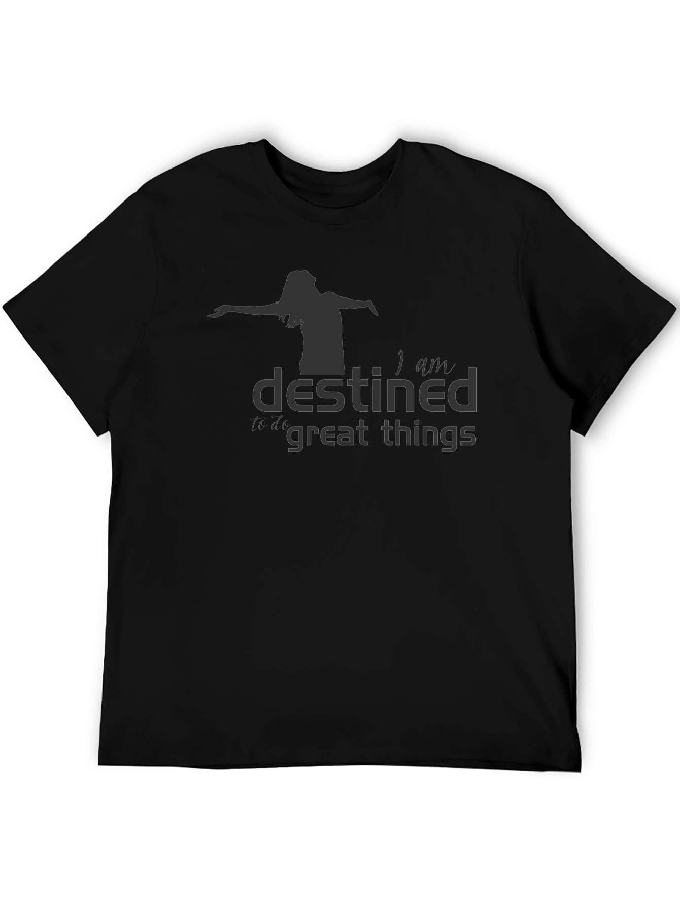 Destined For Great Things Graphic Tee - Black