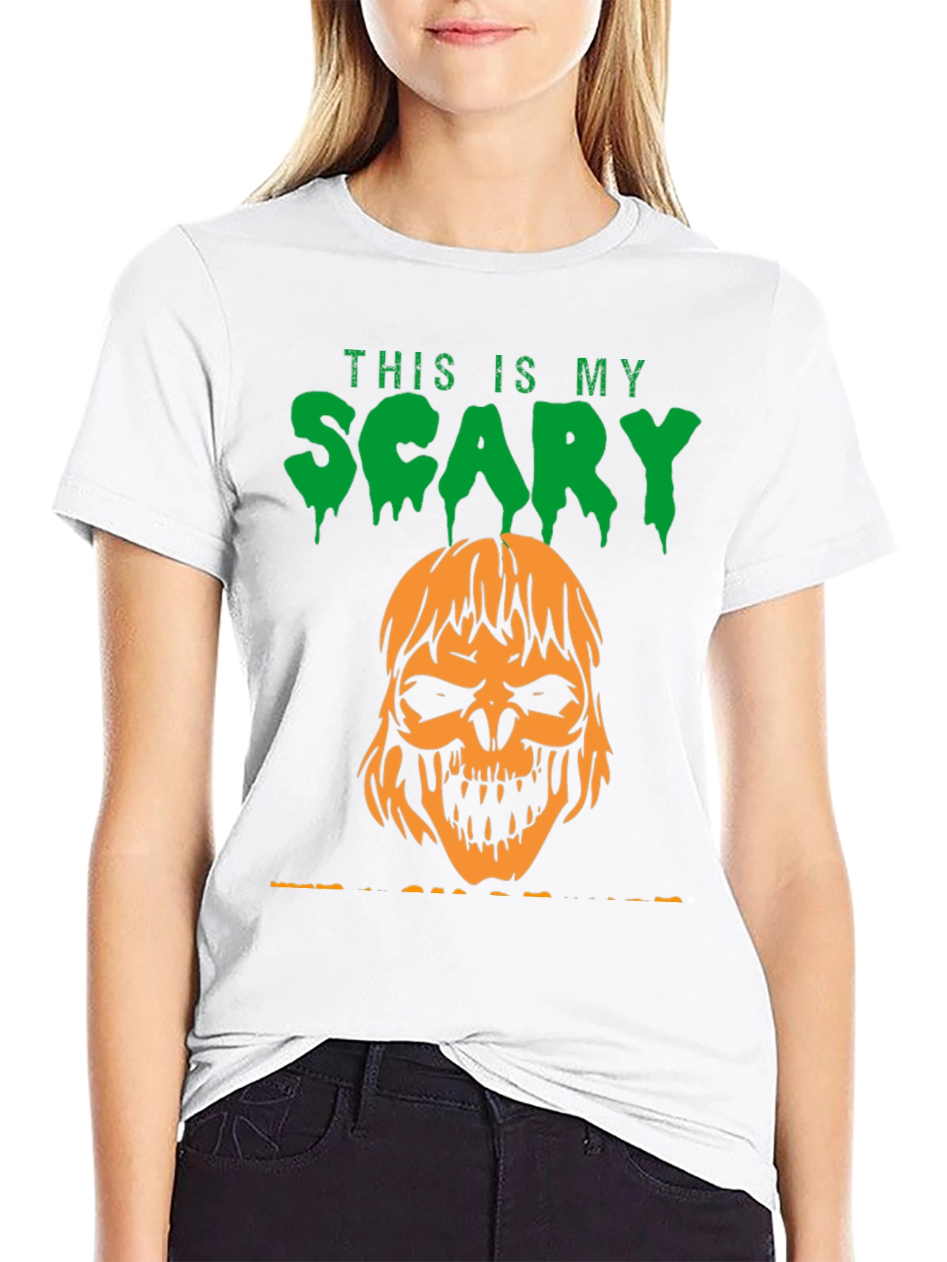 Scary Pumpkin Halloween T-Shirt