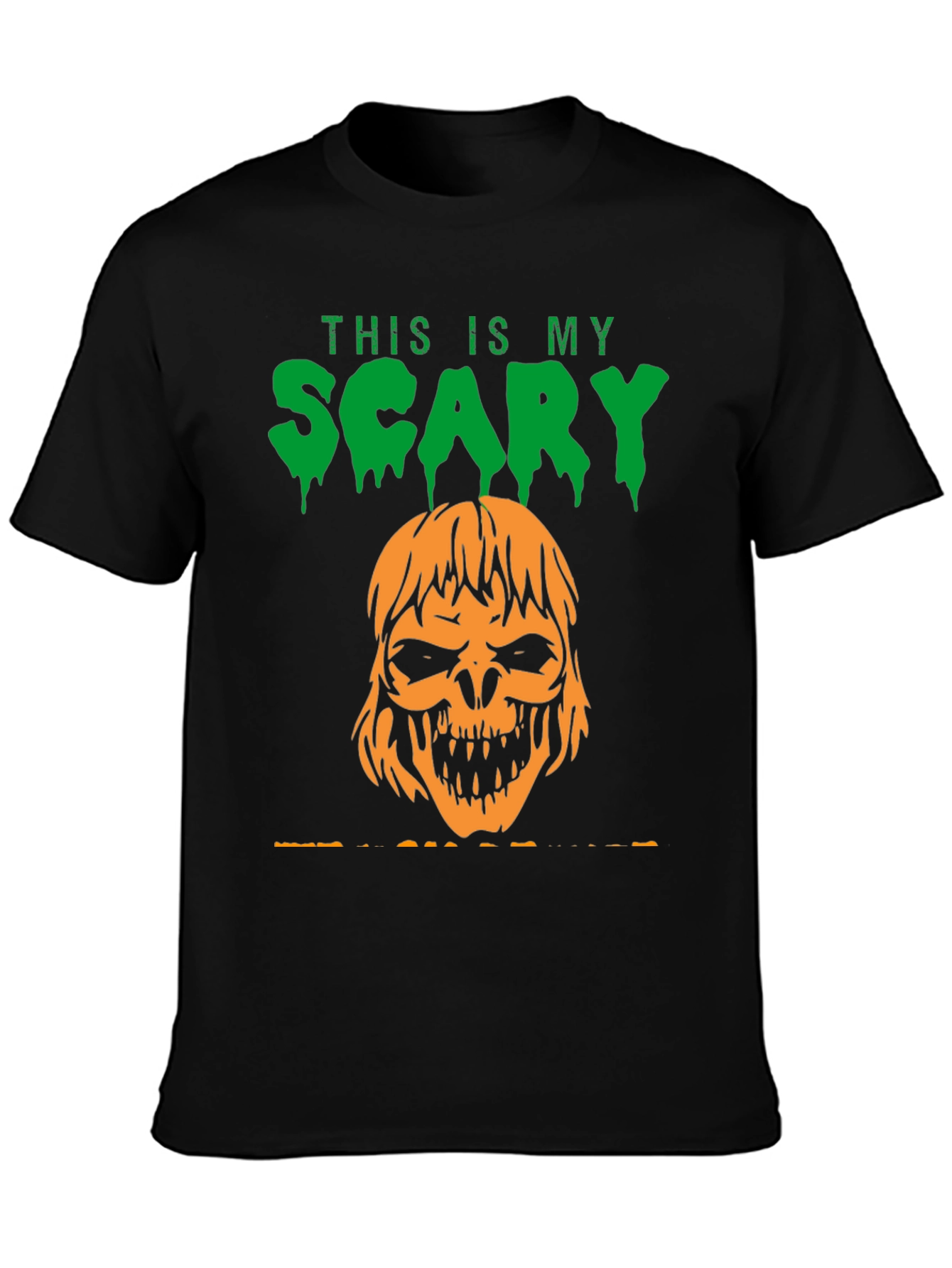 Scary Pumpkin Halloween T-Shirt