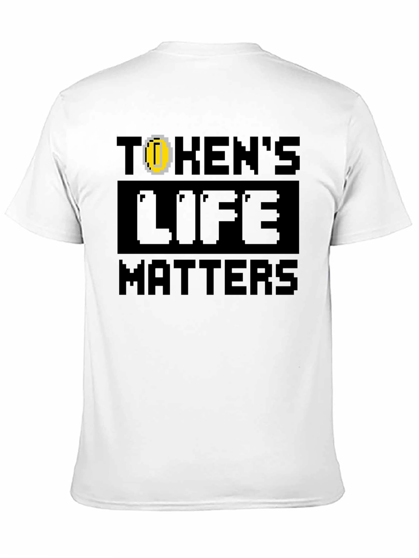 Tokens Life Matters Black T-Shirt - Gamer Style