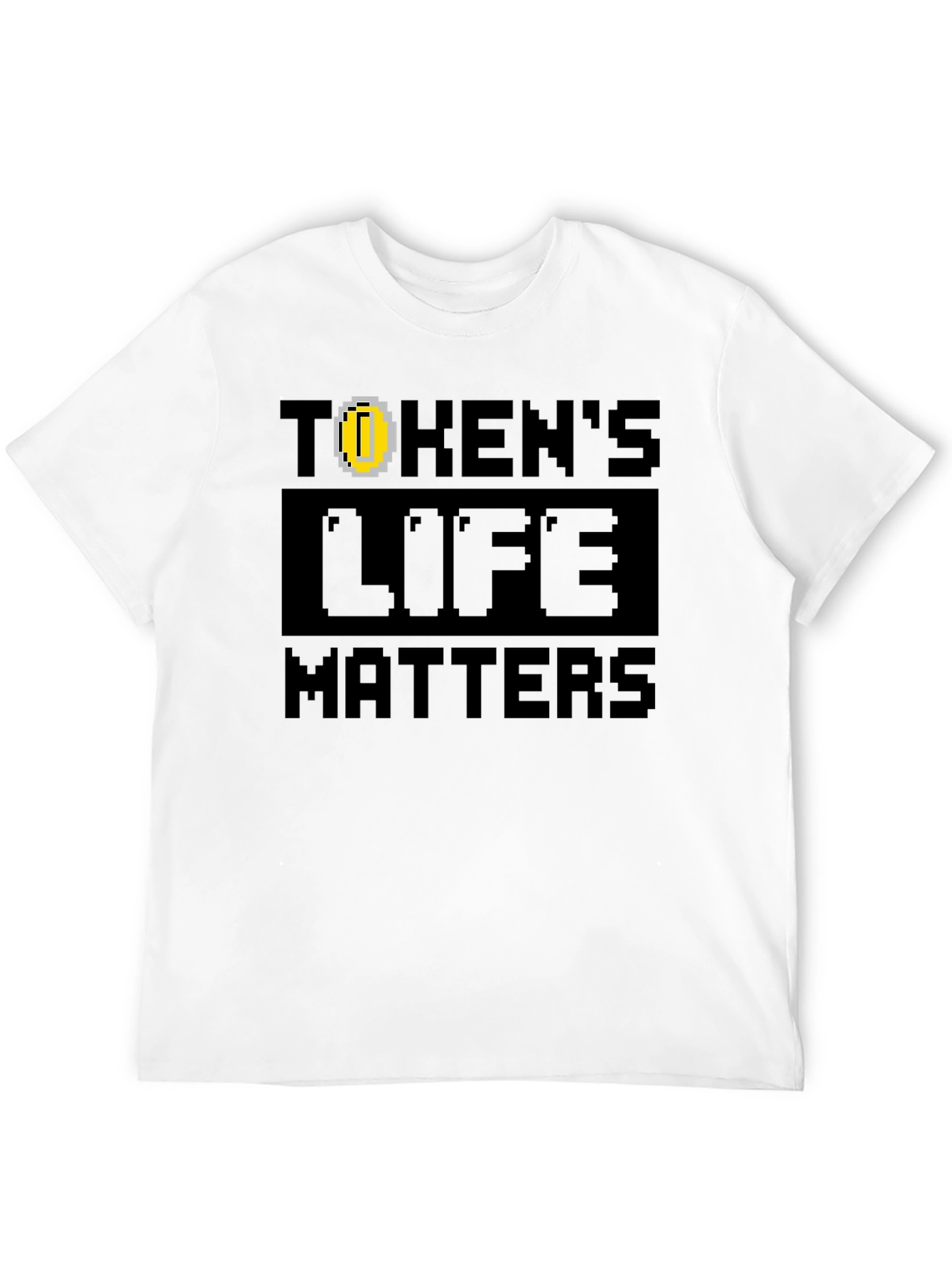 Tokens Life Matters Black T-Shirt - Gamer Style