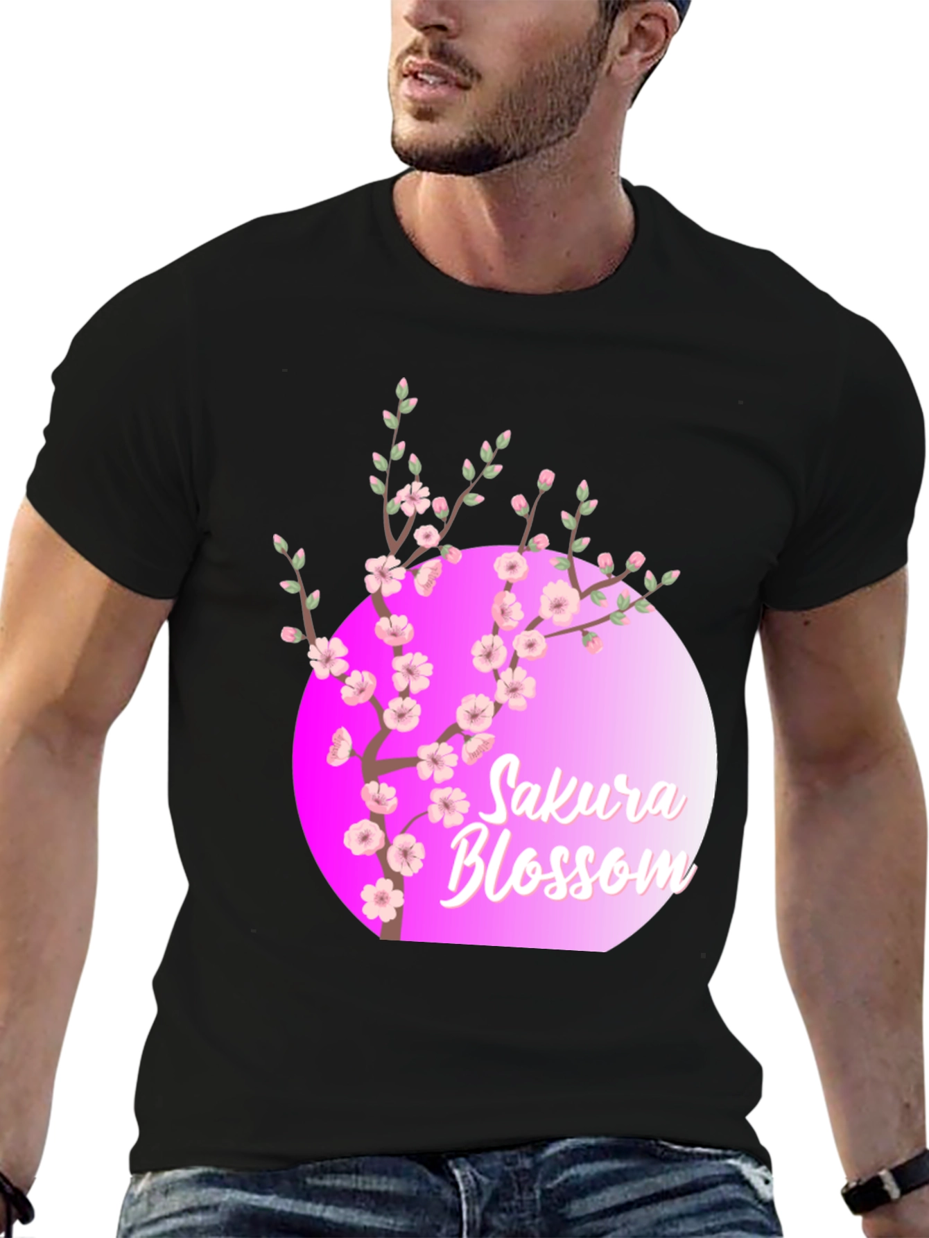 Sakura Blossom T-Shirt - Floral Design