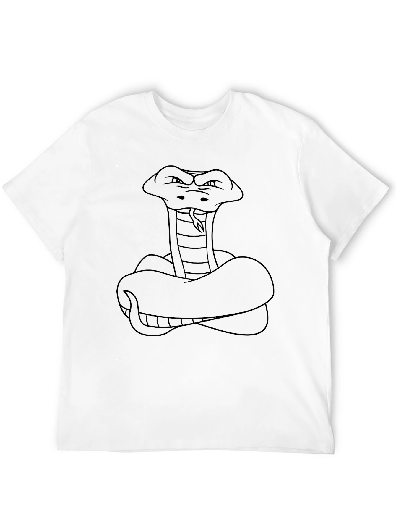 Snake Graphic Black Tee
