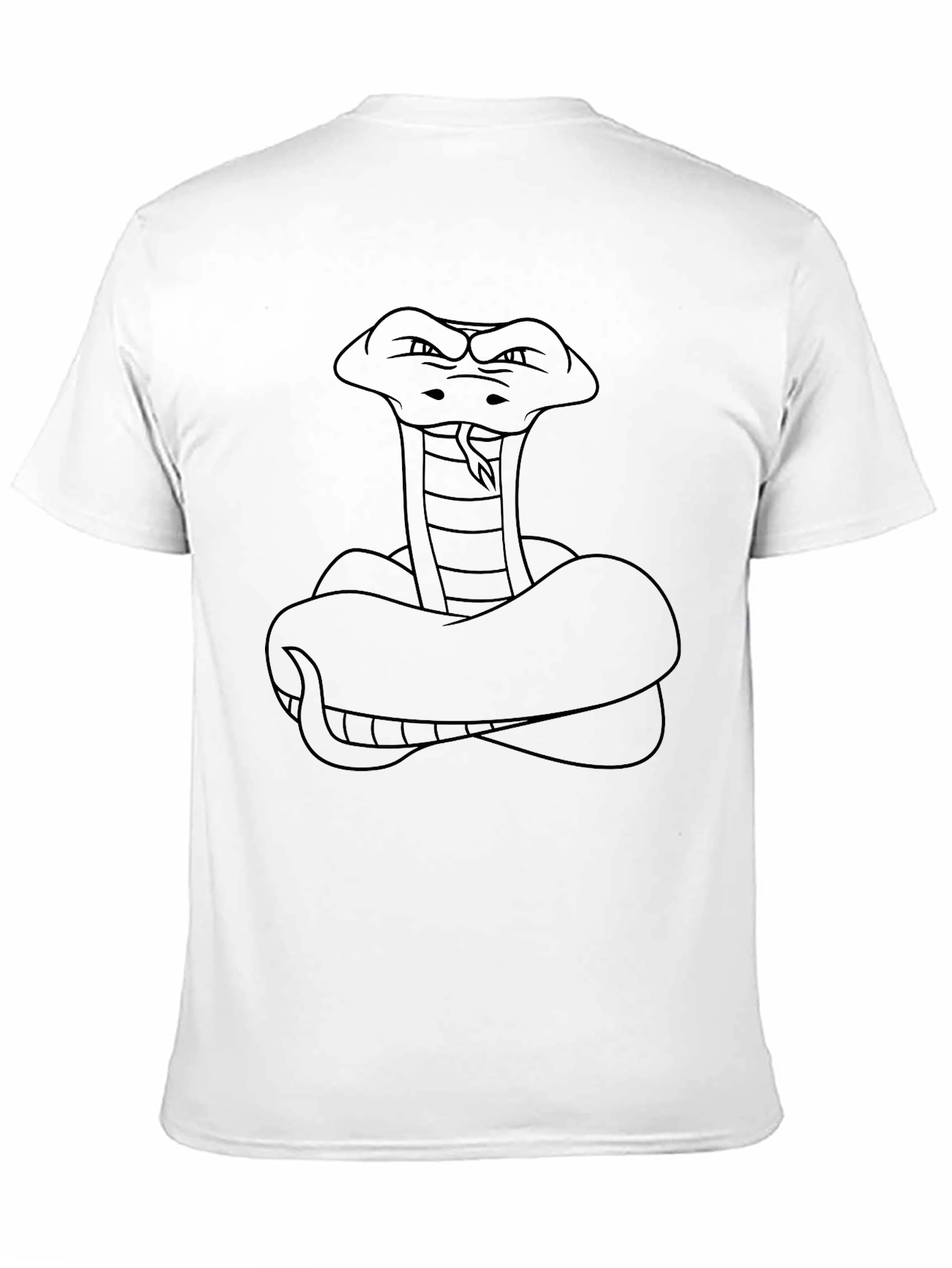 Snake Graphic Black Tee