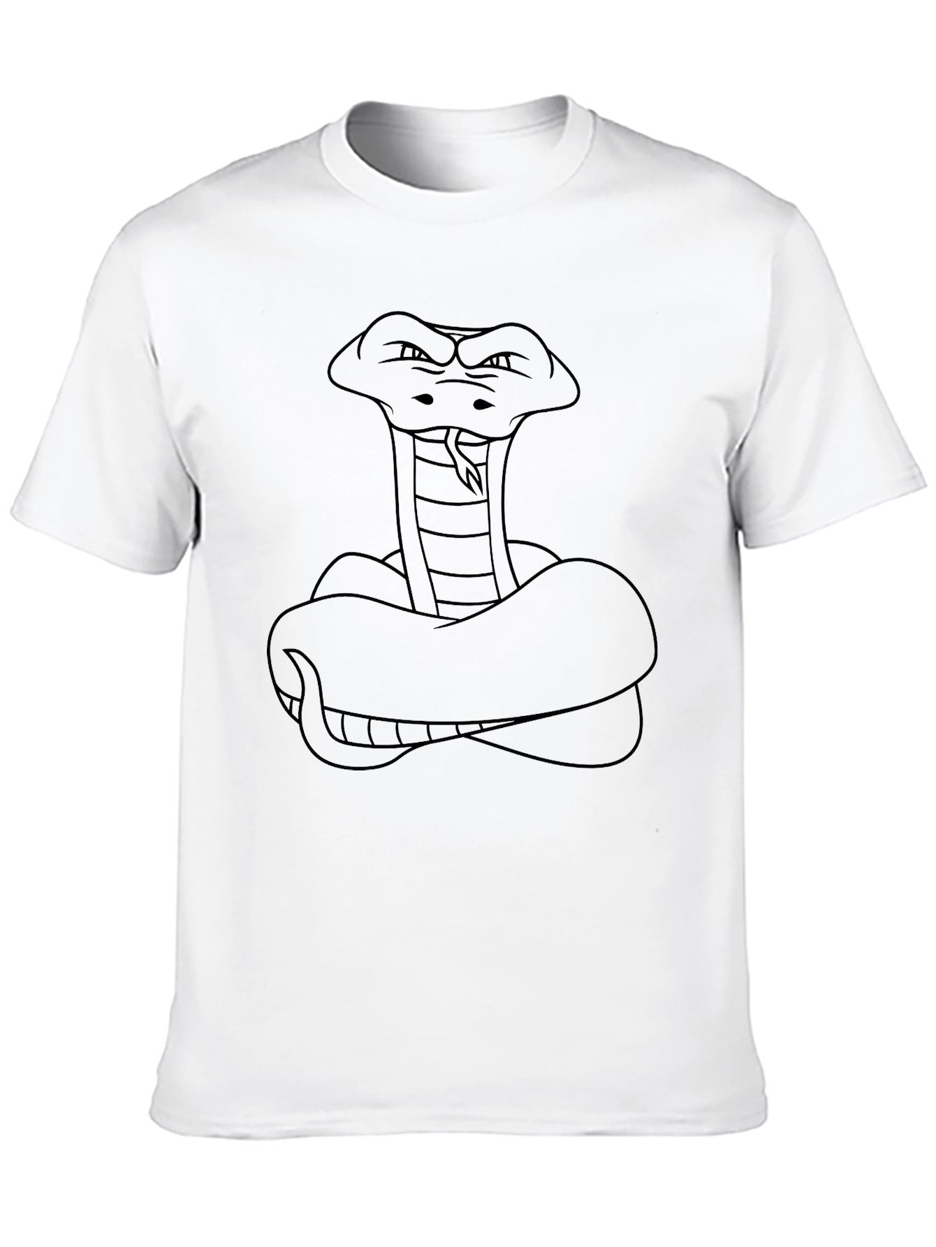 Snake Graphic Black Tee