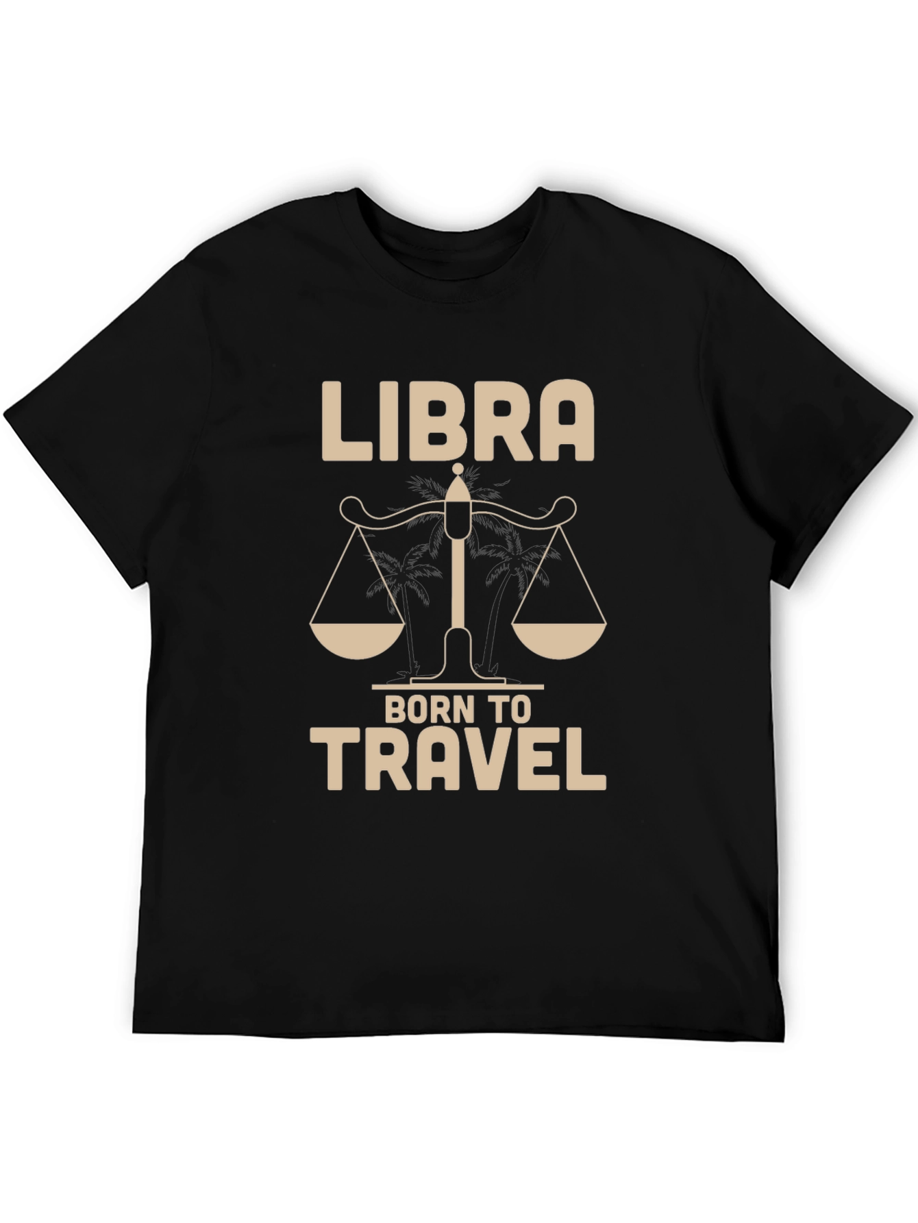 Libra Born to Travel Graphic T-Shirt