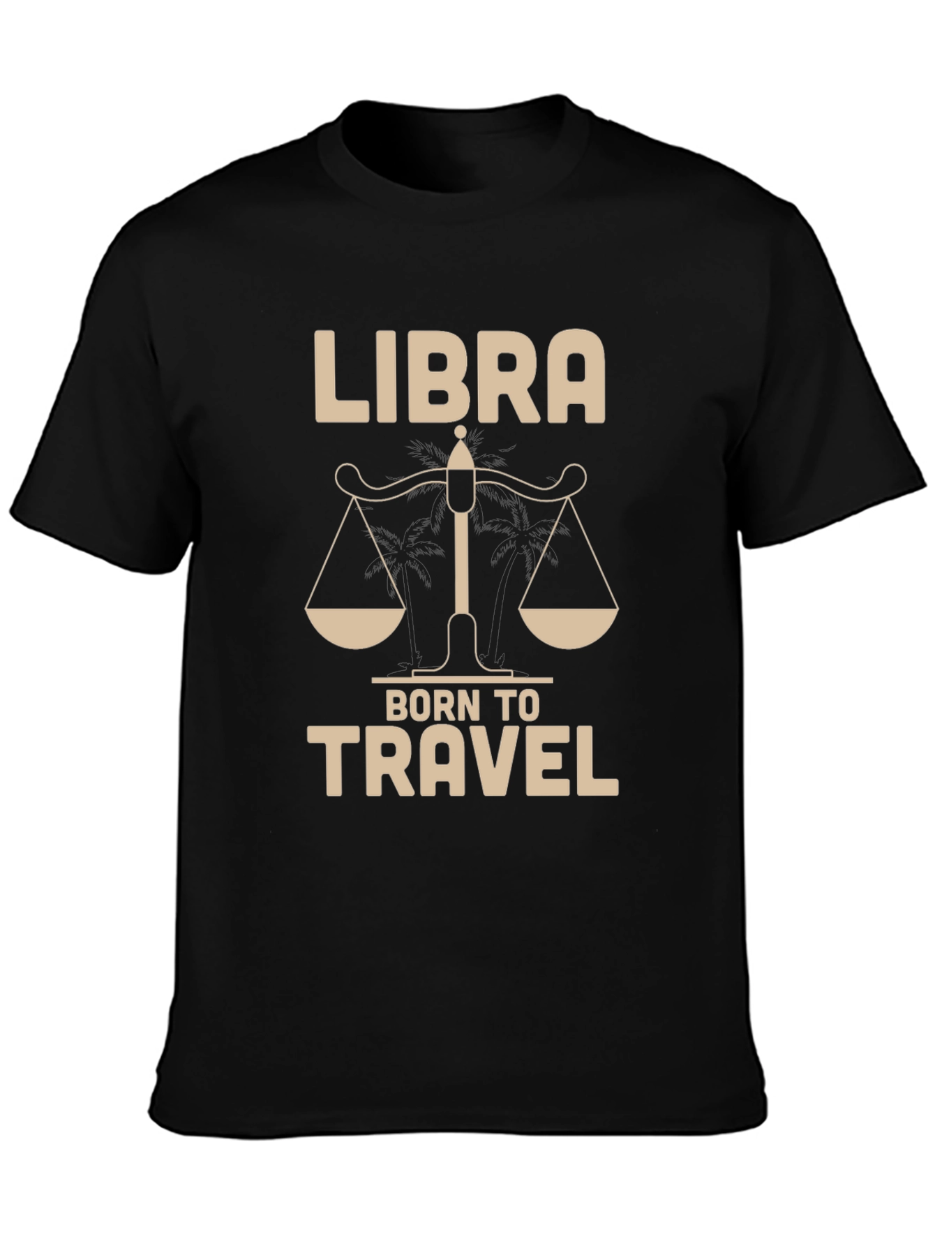 Libra Born to Travel Graphic T-Shirt