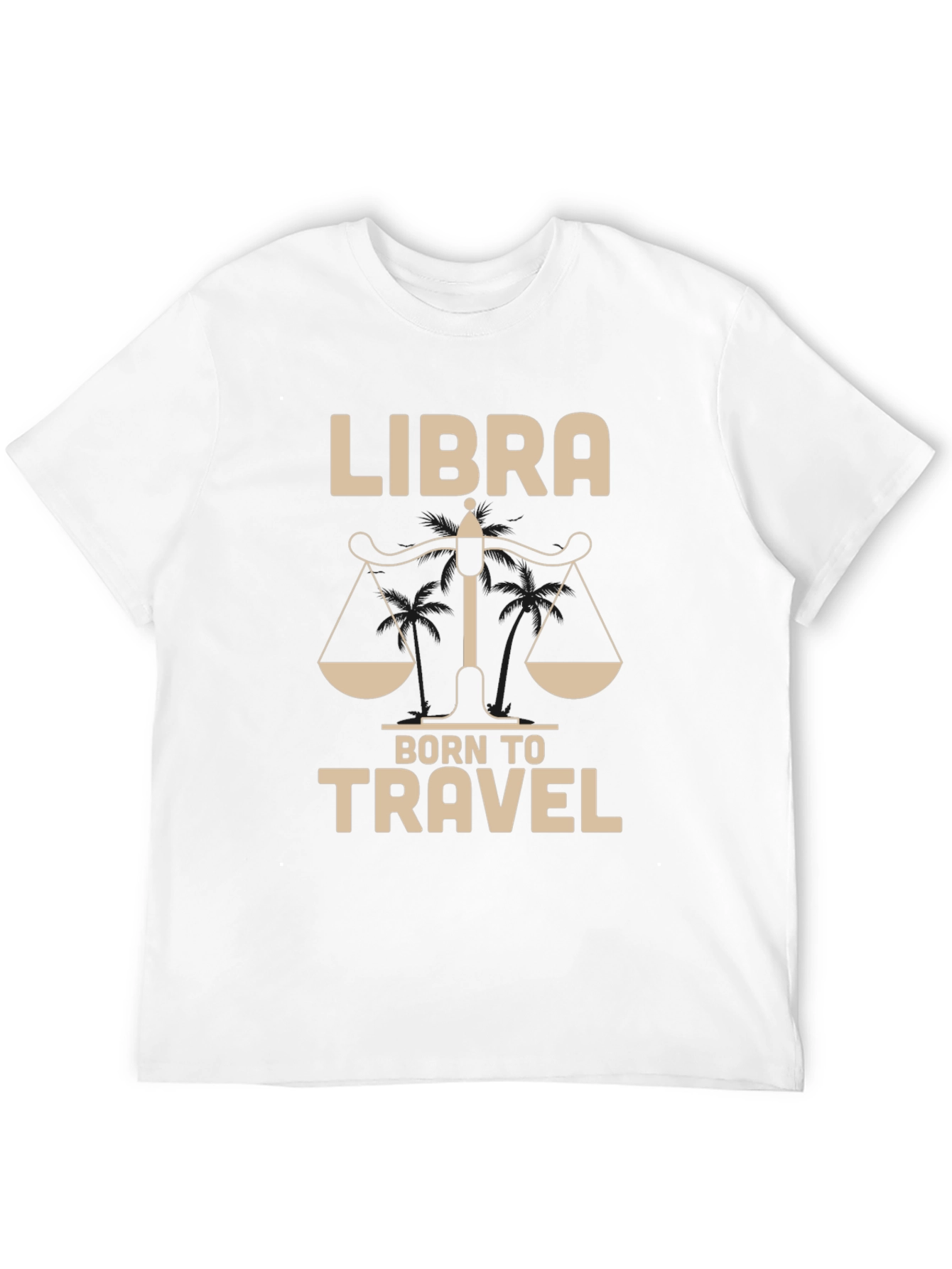 Libra Born to Travel Graphic T-Shirt
