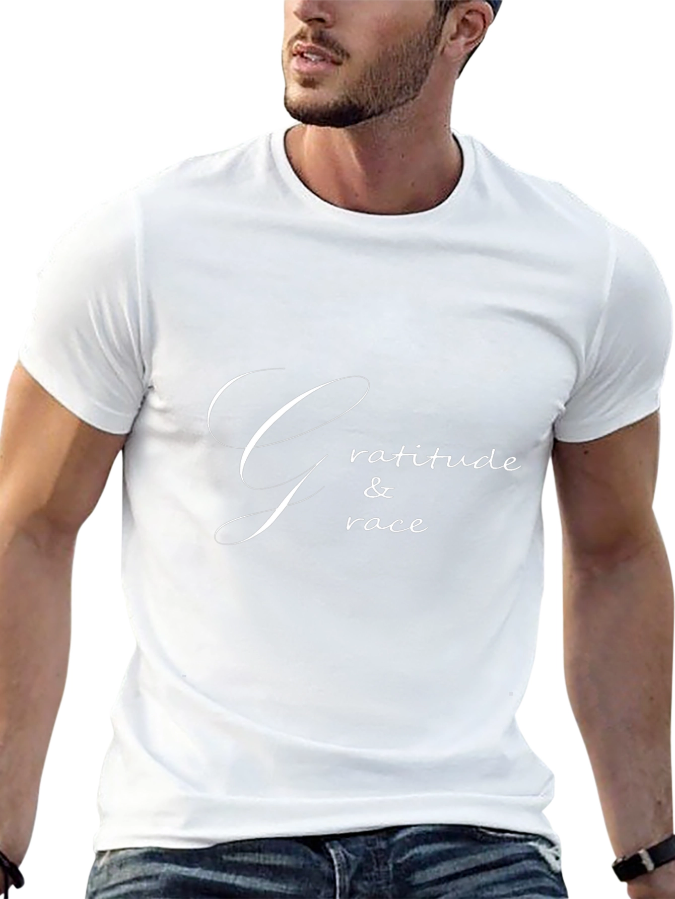 Gratitude & Grace Black Graphic Tee
