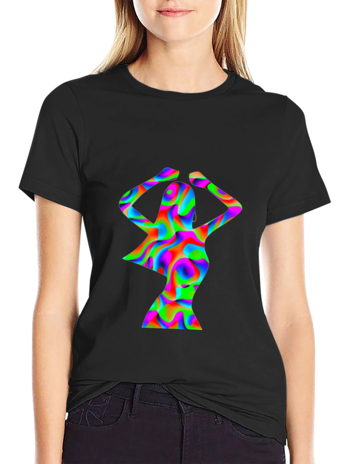 Psychedelic Woman Graphic T-Shirt