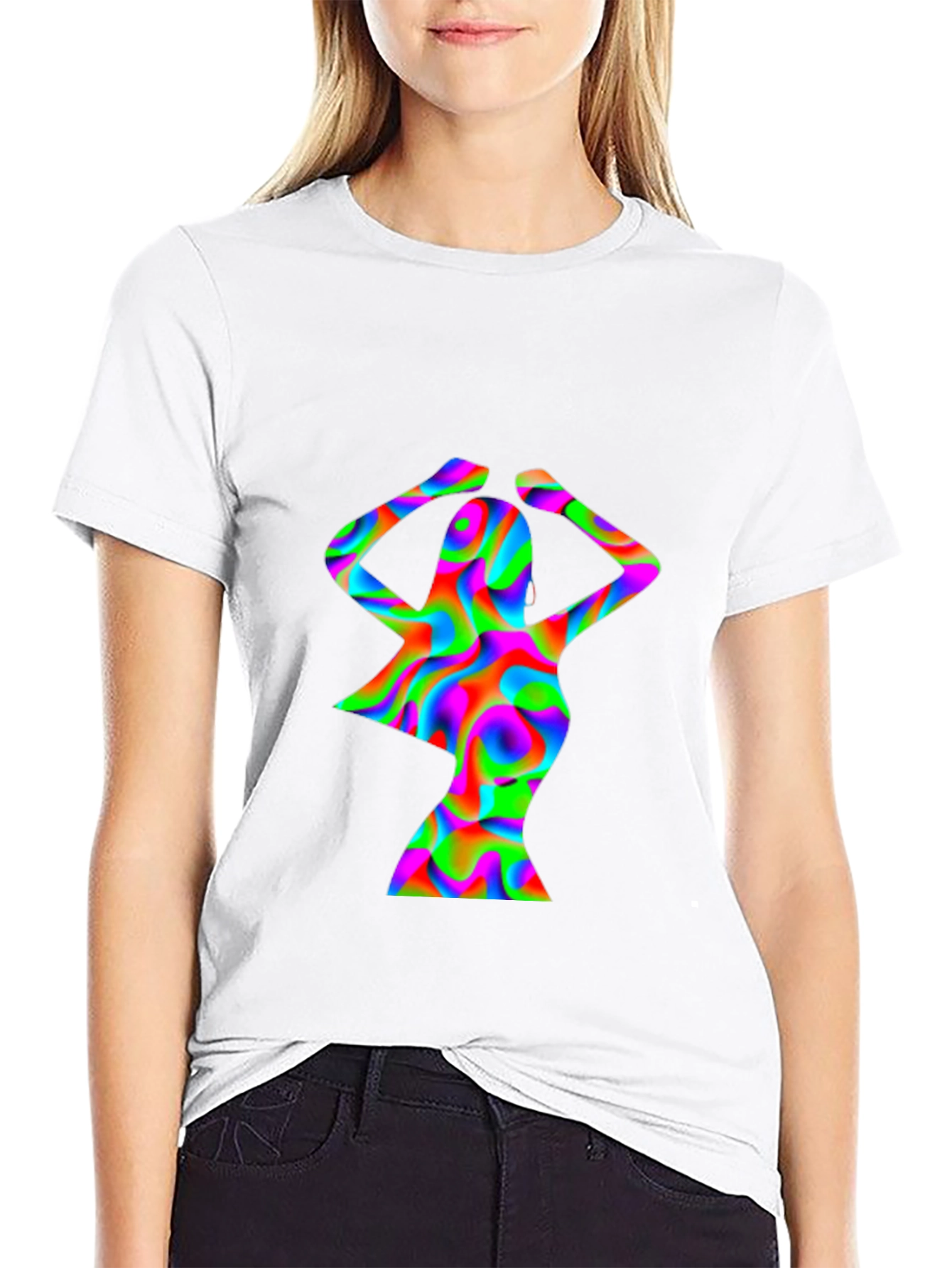 Psychedelic Woman Graphic T-Shirt