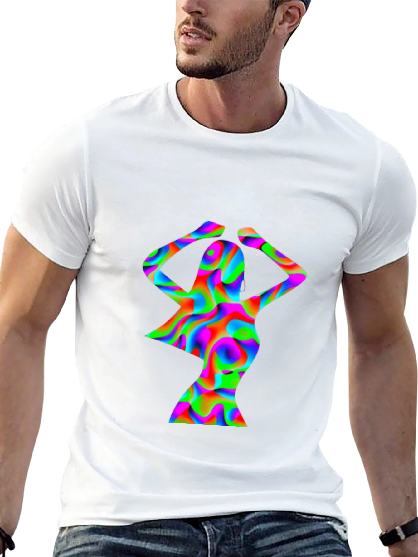Psychedelic Woman Graphic T-Shirt