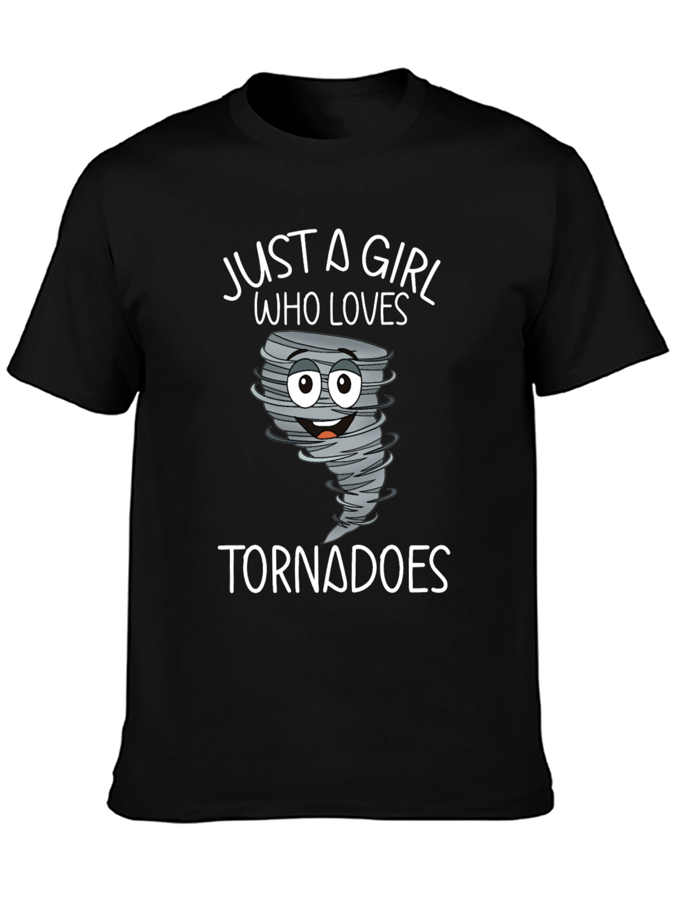 Just a Girl Who Loves Tornadoes T-Shirt