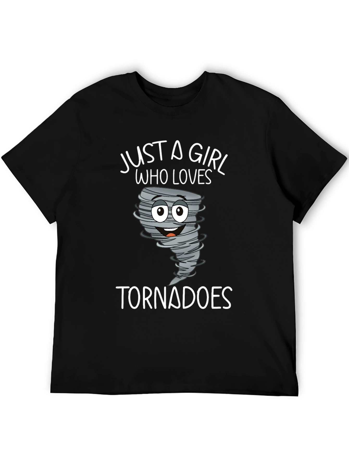 Just a Girl Who Loves Tornadoes T-Shirt