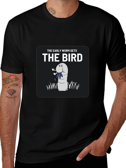 The Early Worm Gets The Bird Graphic T-Shirt