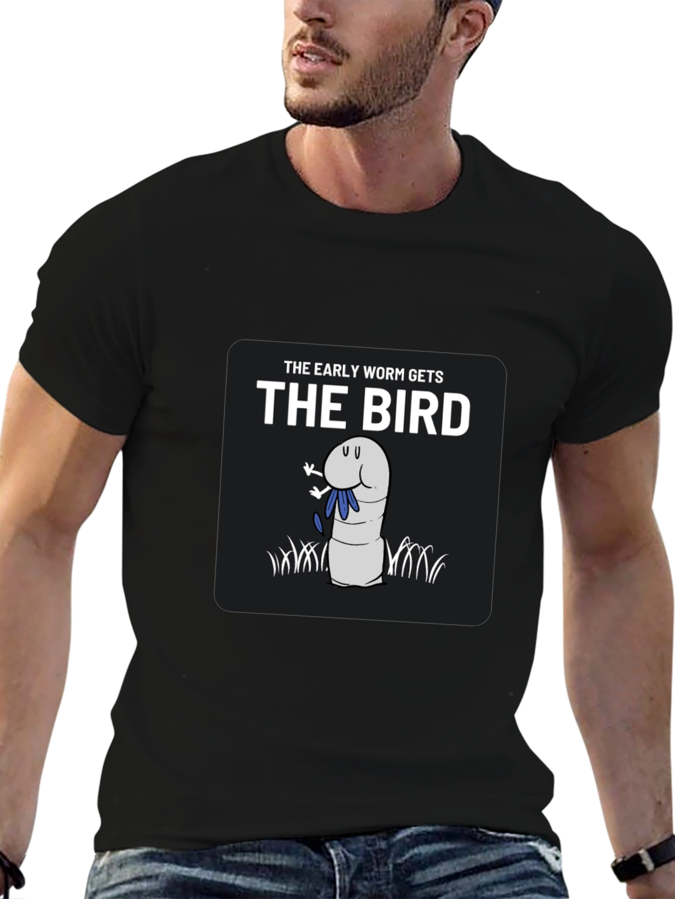 The Early Worm Gets The Bird Graphic T-Shirt