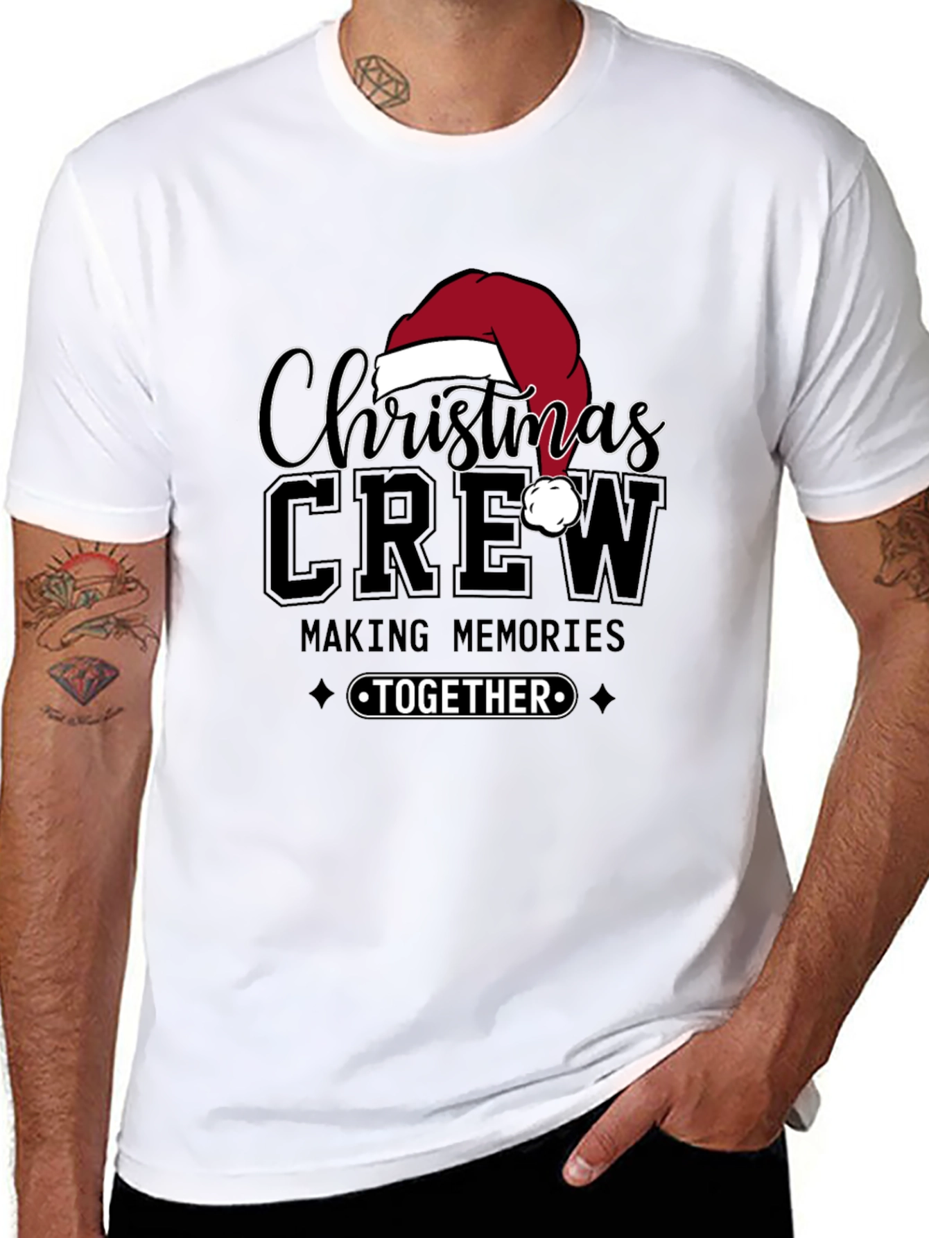 Christmas Crew Tee - Making Memories Together