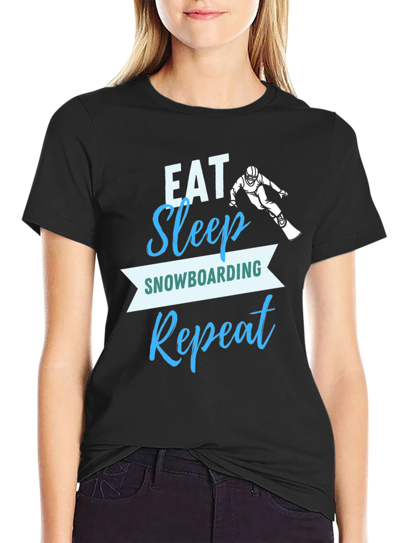Eat Sleep Snowboarding Repeat T-Shirt