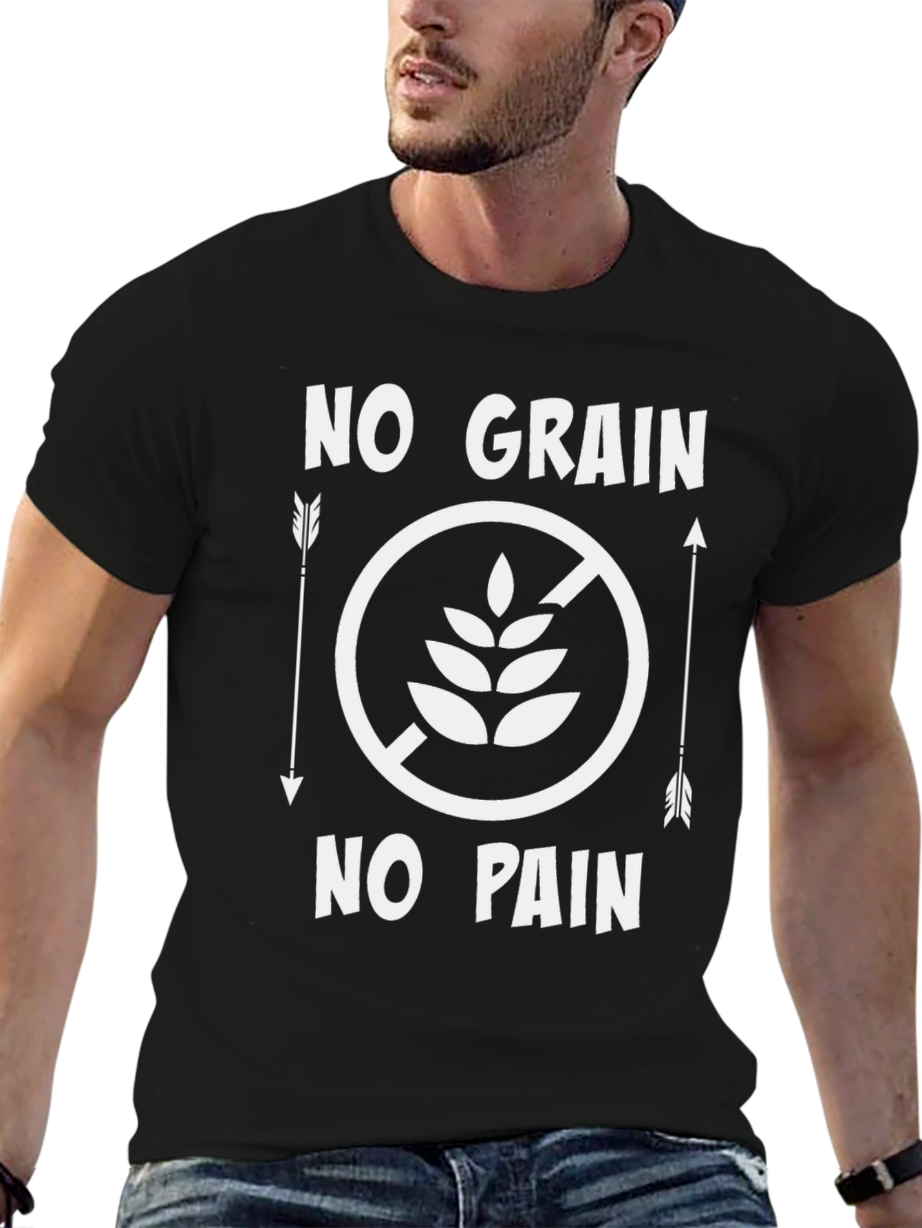 No Grain No Pain T-Shirt - Gluten Free