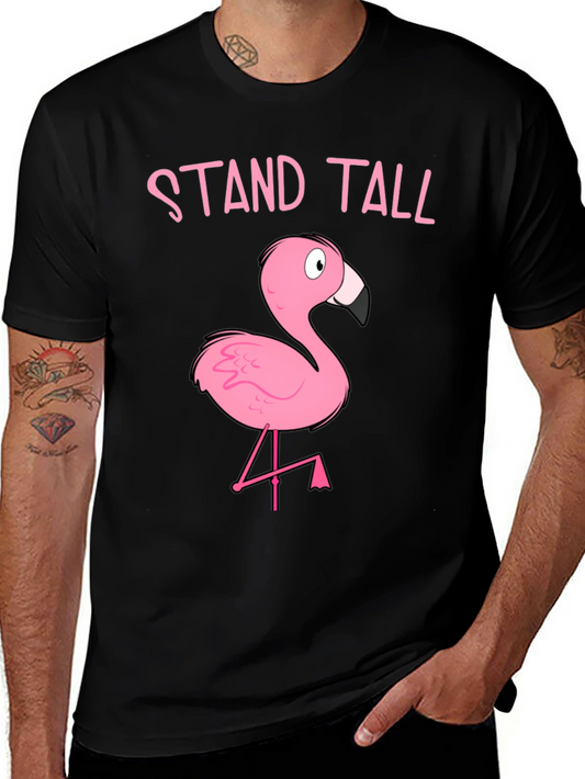 Stand Tall Flamingo Graphic Tee