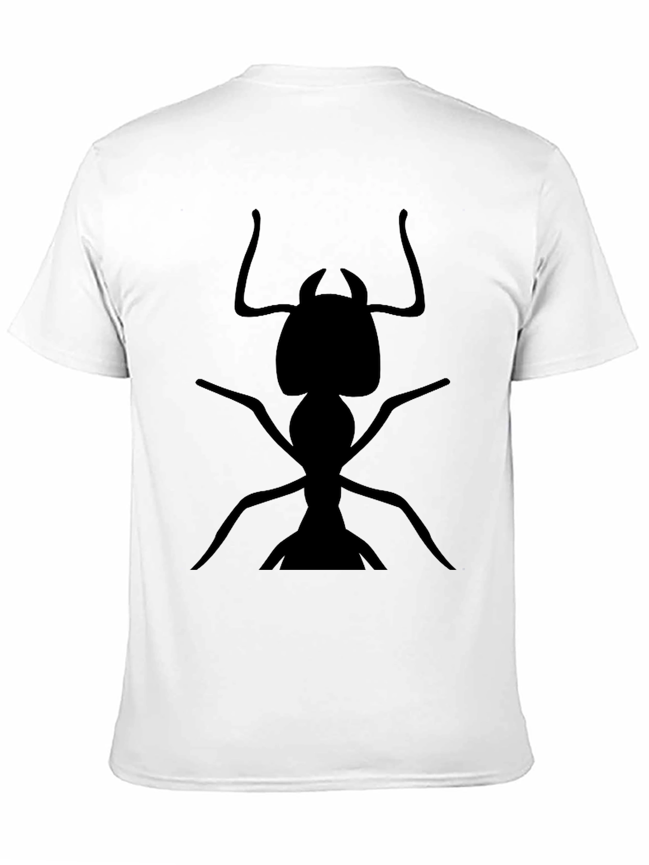 Ant Graphic Black T-Shirt - Unique Insect Design