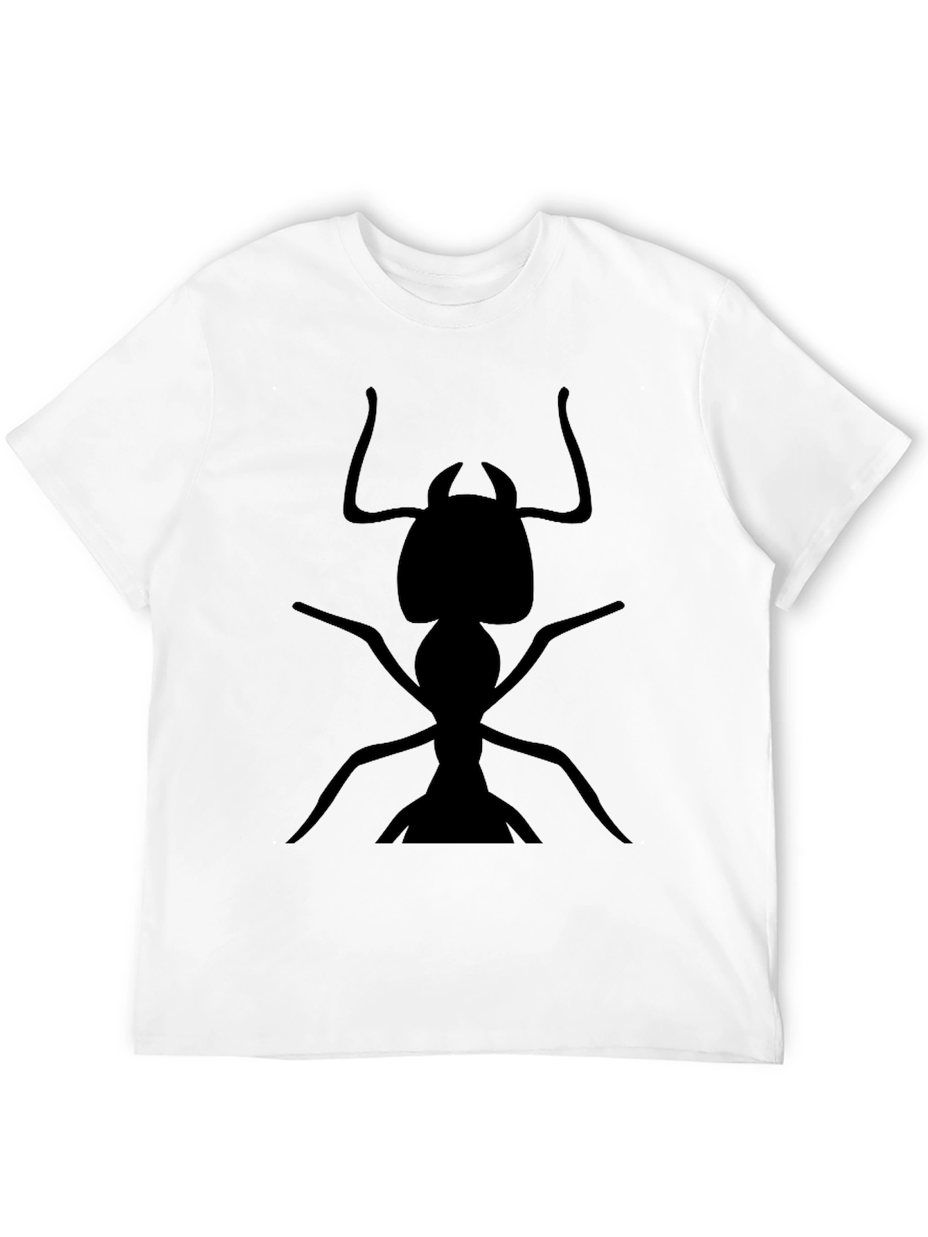 Ant Graphic Black T-Shirt - Unique Insect Design