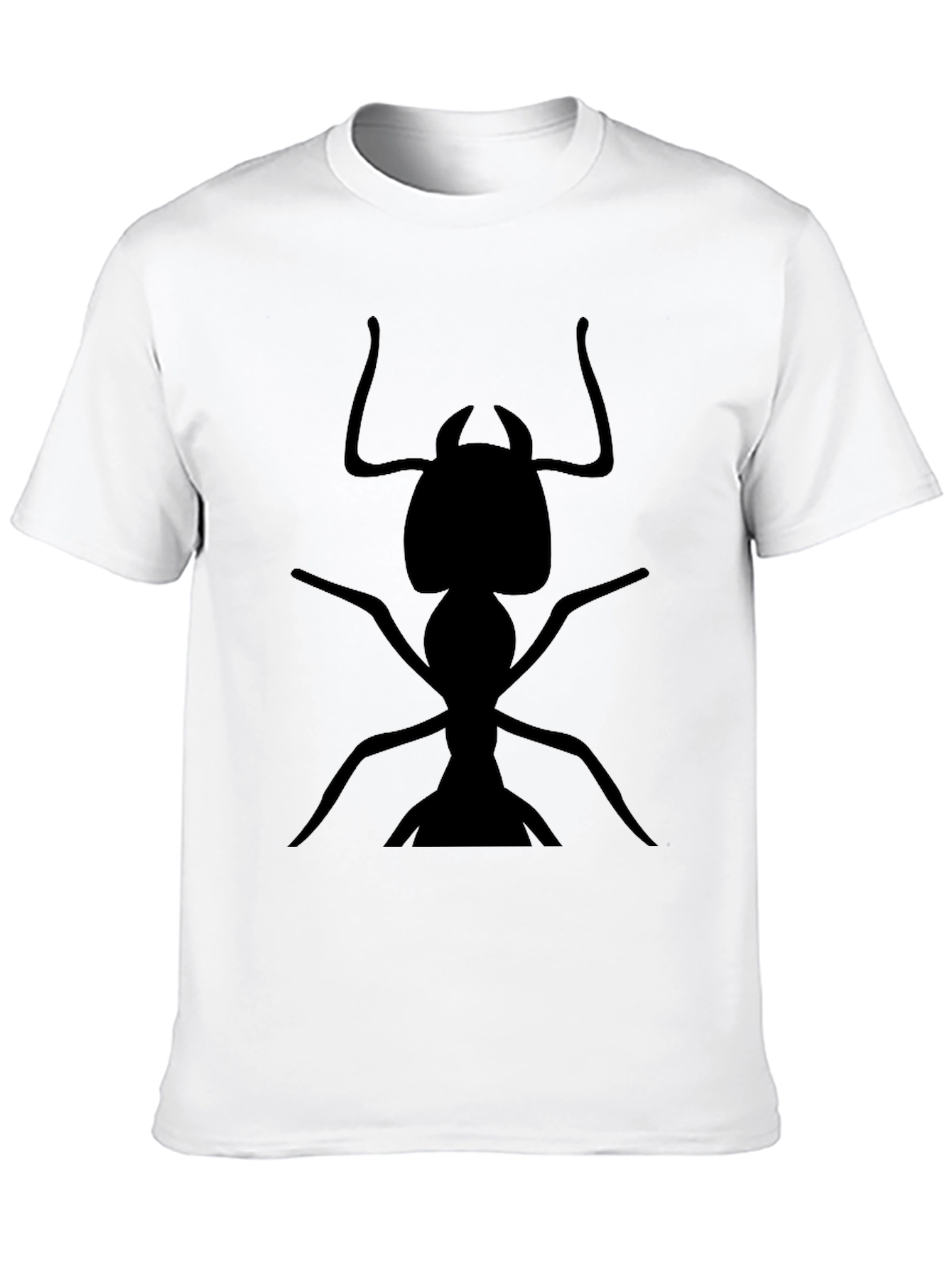 Ant Graphic Black T-Shirt - Unique Insect Design