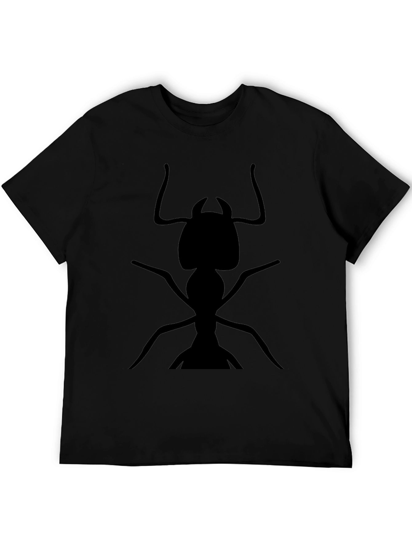 Ant Graphic Black T-Shirt - Unique Insect Design