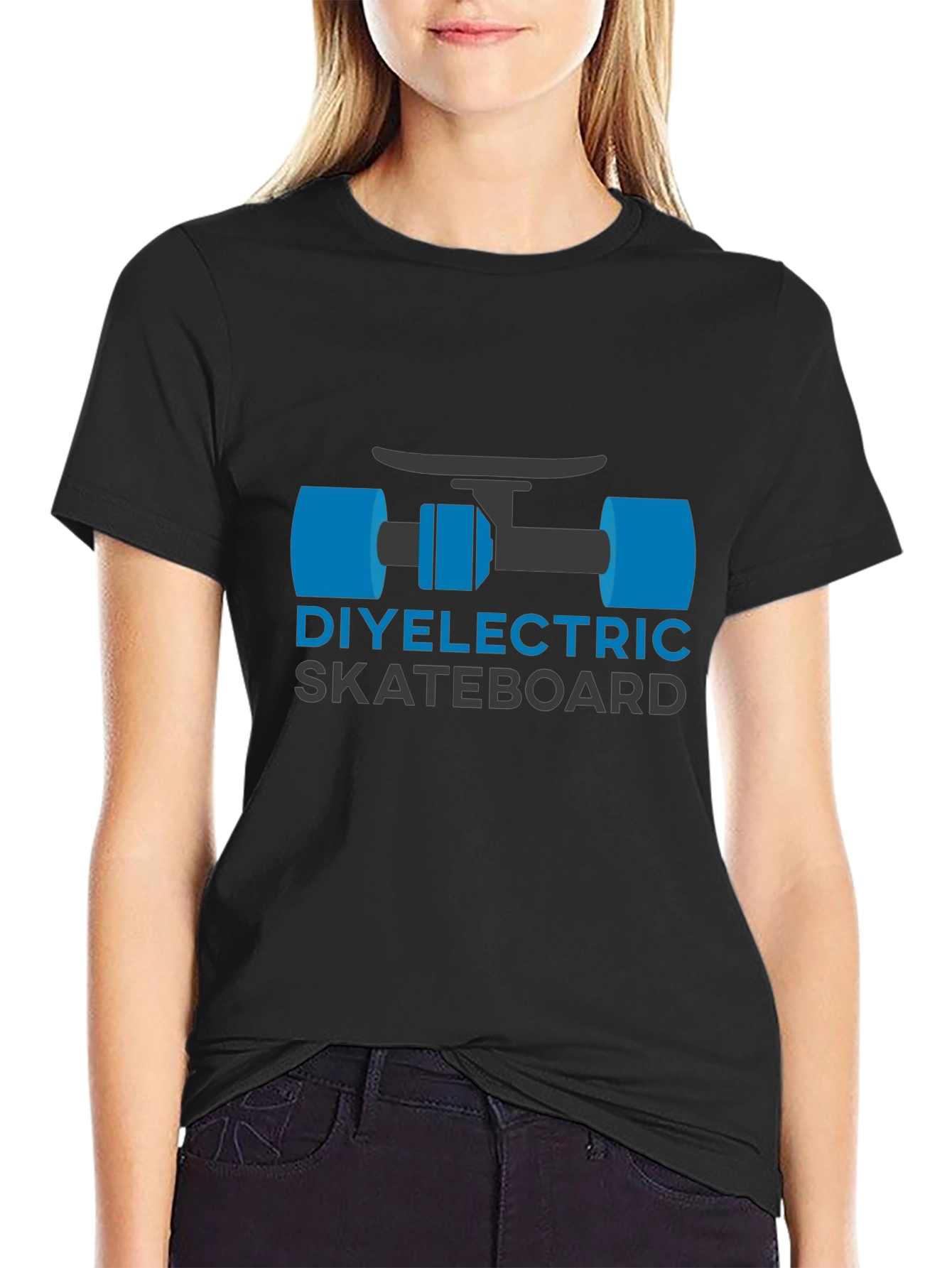 DIY Electric Skateboard T-Shirt - Cool Graphic Tee