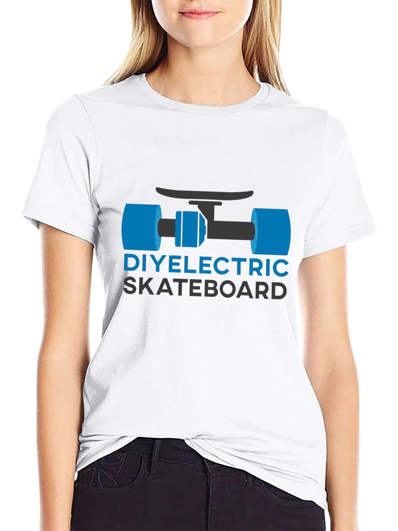DIY Electric Skateboard T-Shirt - Cool Graphic Tee
