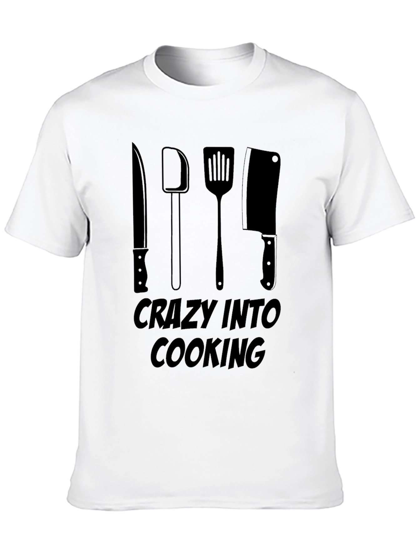 Crazy Into Cooking T-Shirt - Chef Edition