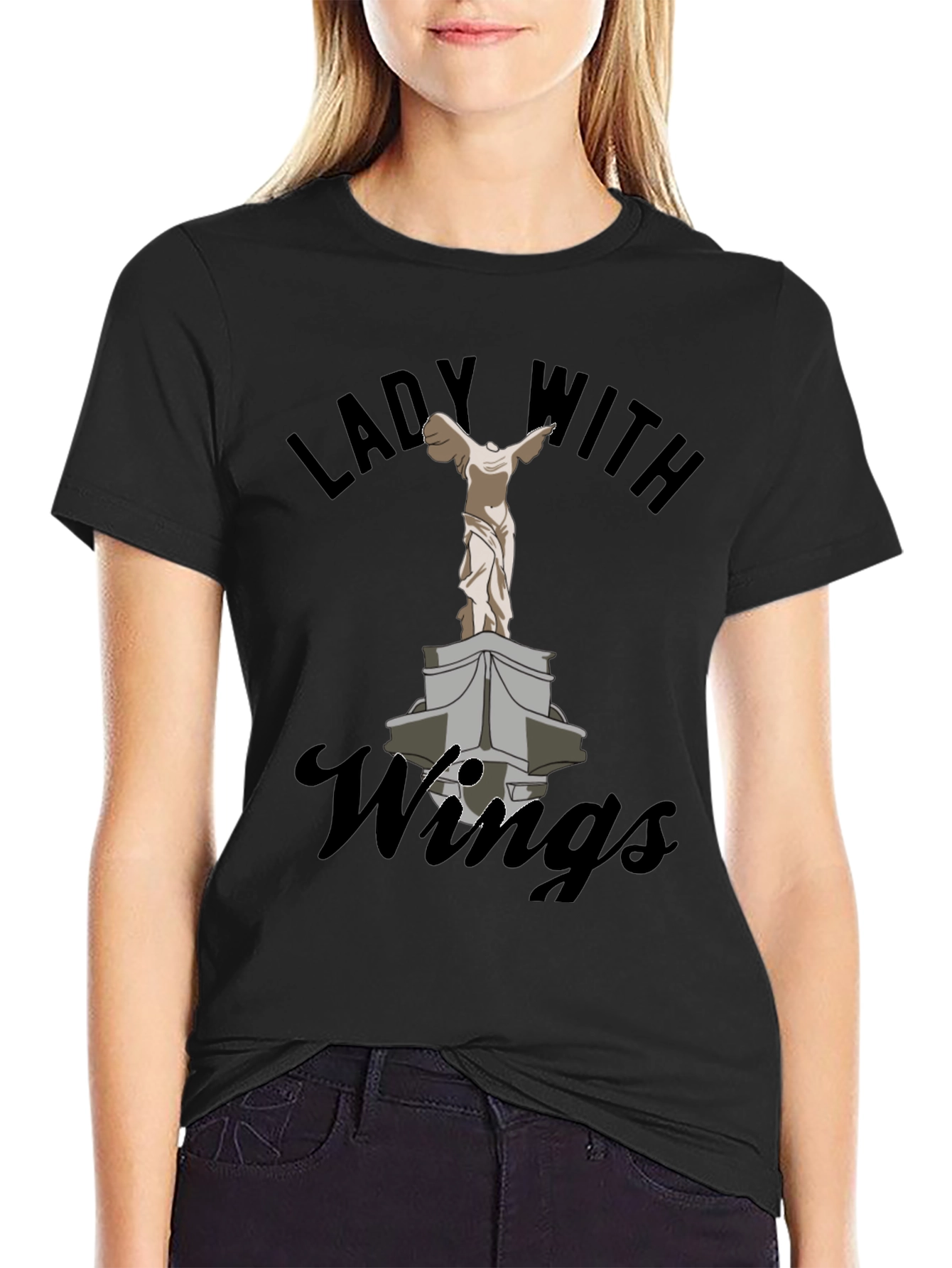 Lady with Wings Graphic Tee