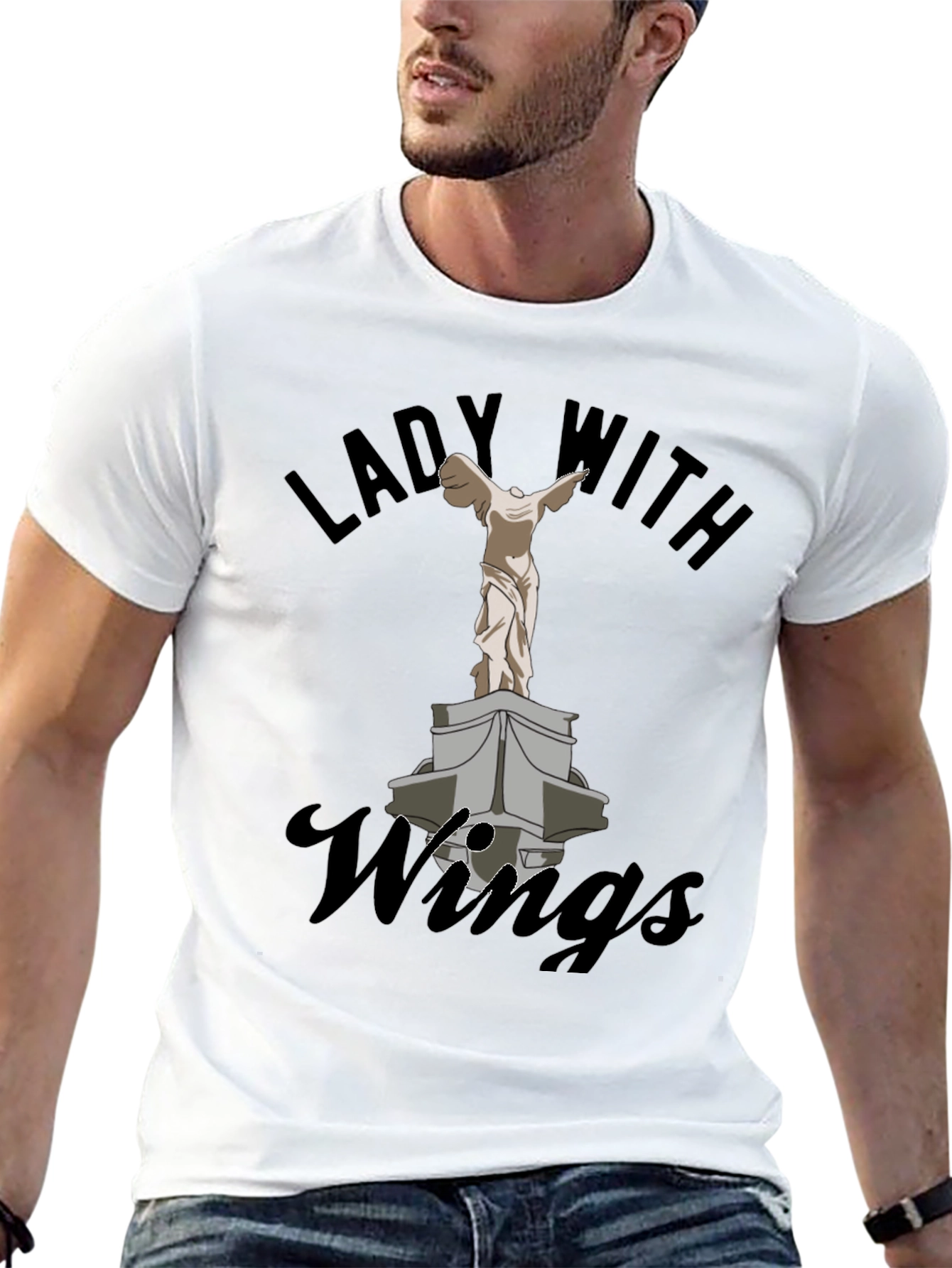 Lady with Wings Graphic Tee