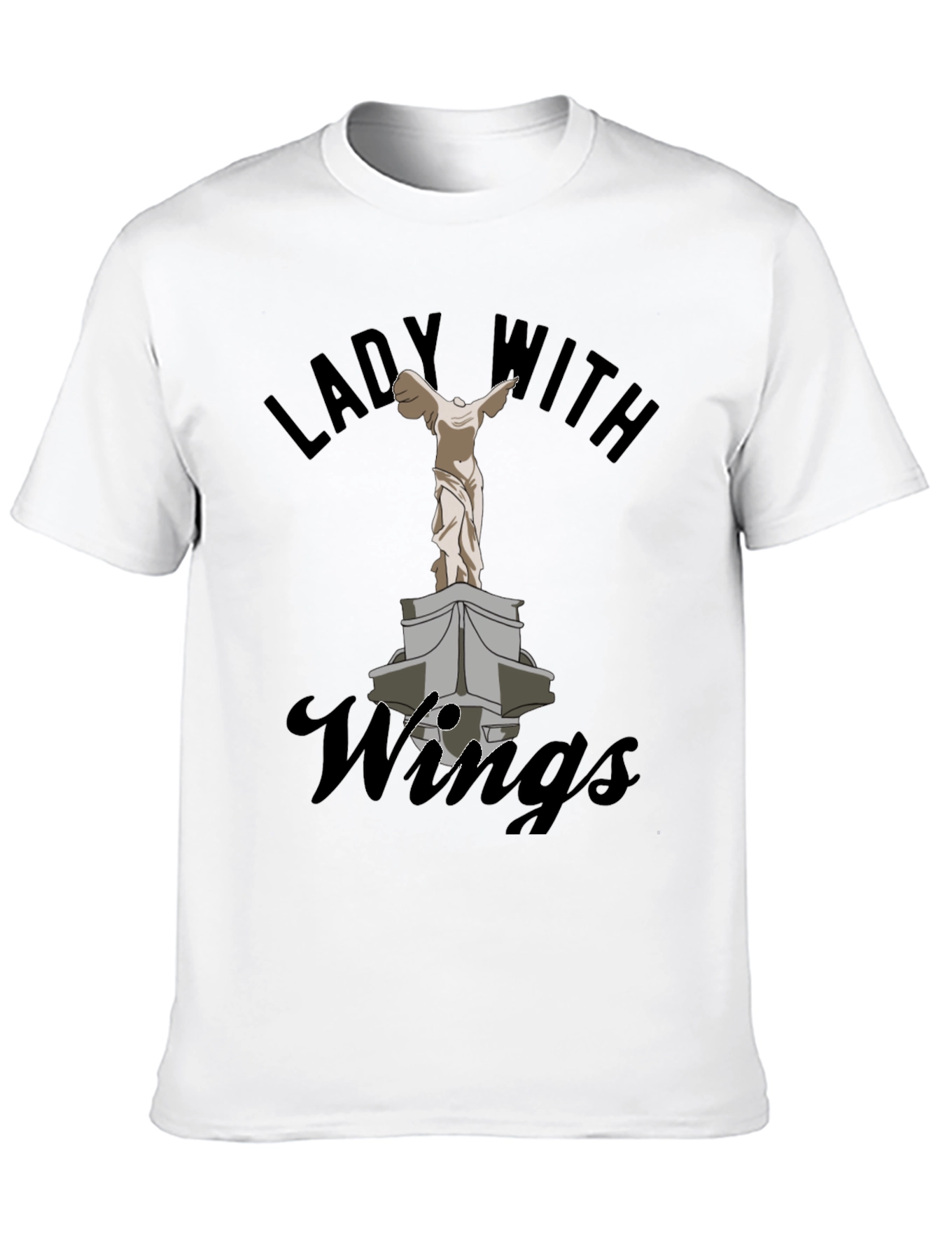 Lady with Wings Graphic Tee
