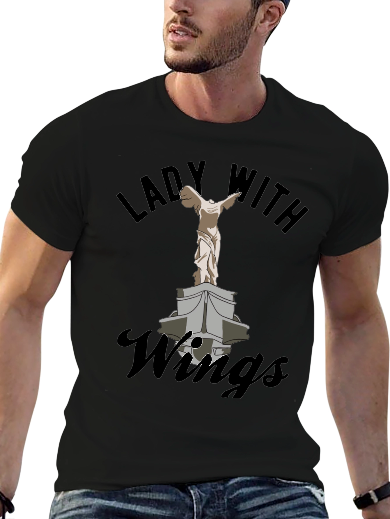 Lady with Wings Graphic Tee