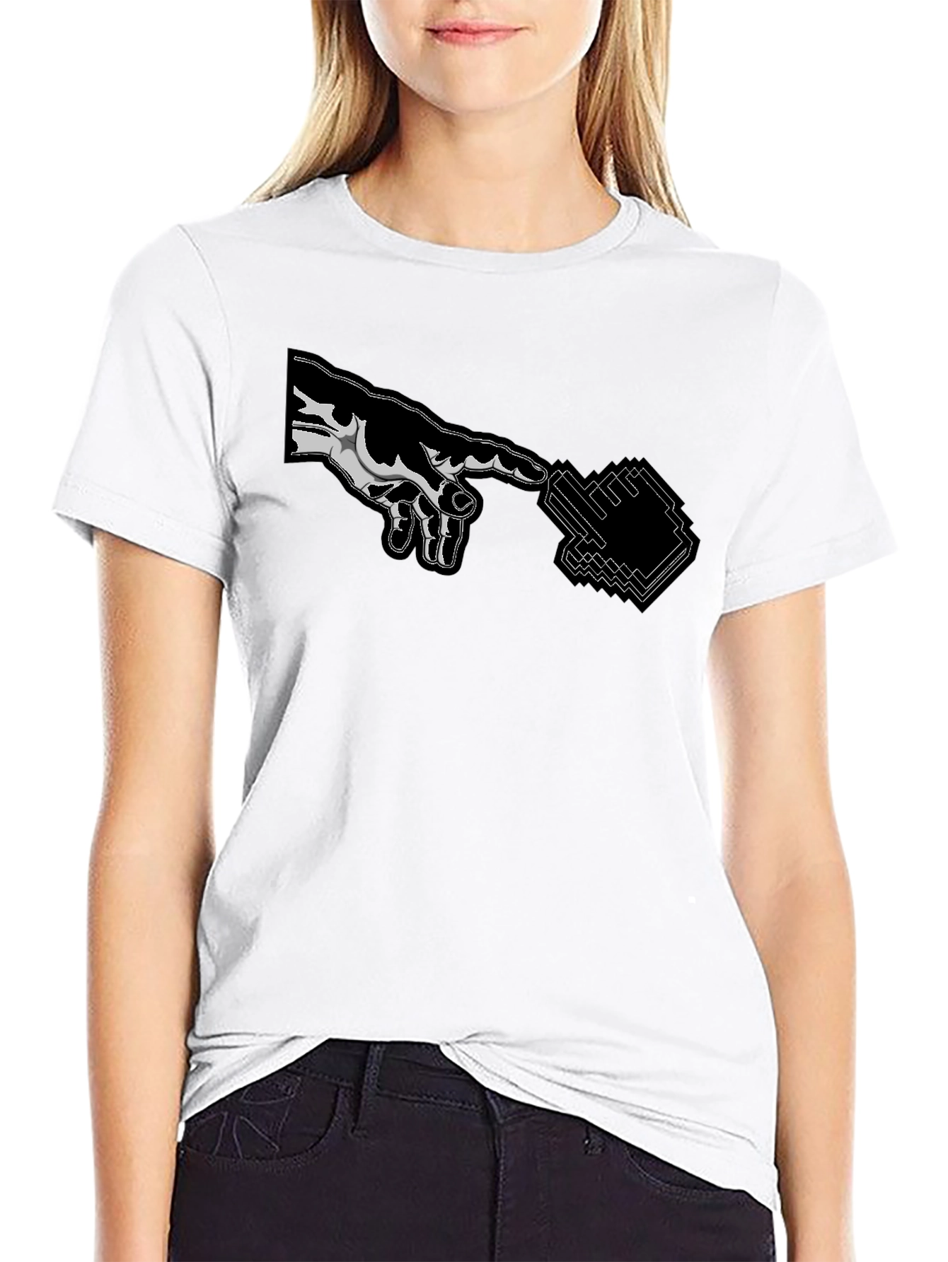 Creation of Adam Parody T-Shirt