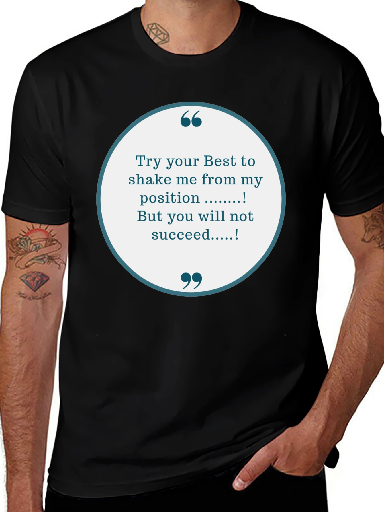 Motivational T-Shirt: Try Your Best